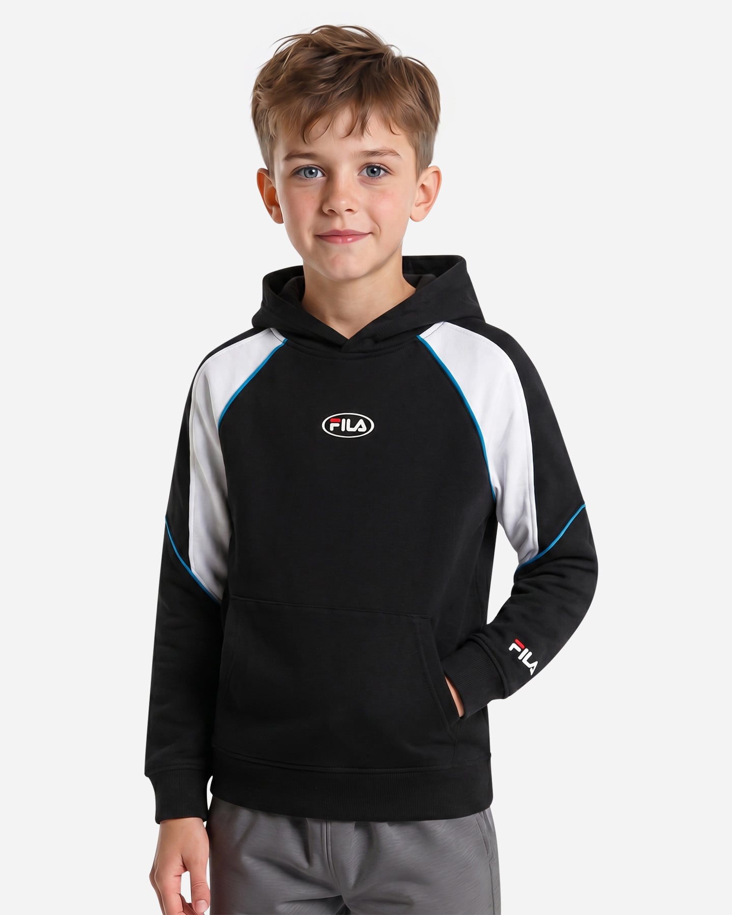 Felpa FILA INSERT JR - Nero - 2 | Cisalfa Sport