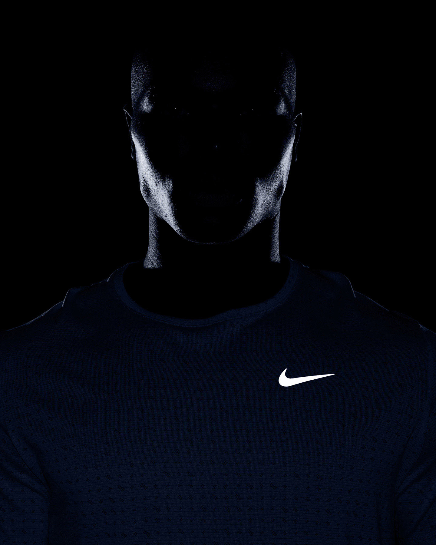 T-shirt running NIKE BREATHE MILER M - Blu - 3 | Cisalfa Sport