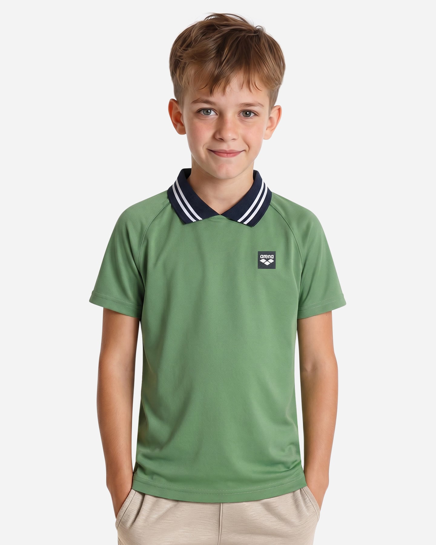 T-shirt ARENA ATHLETIC PROGRESS JR - Verde - 2 | Cisalfa Sport