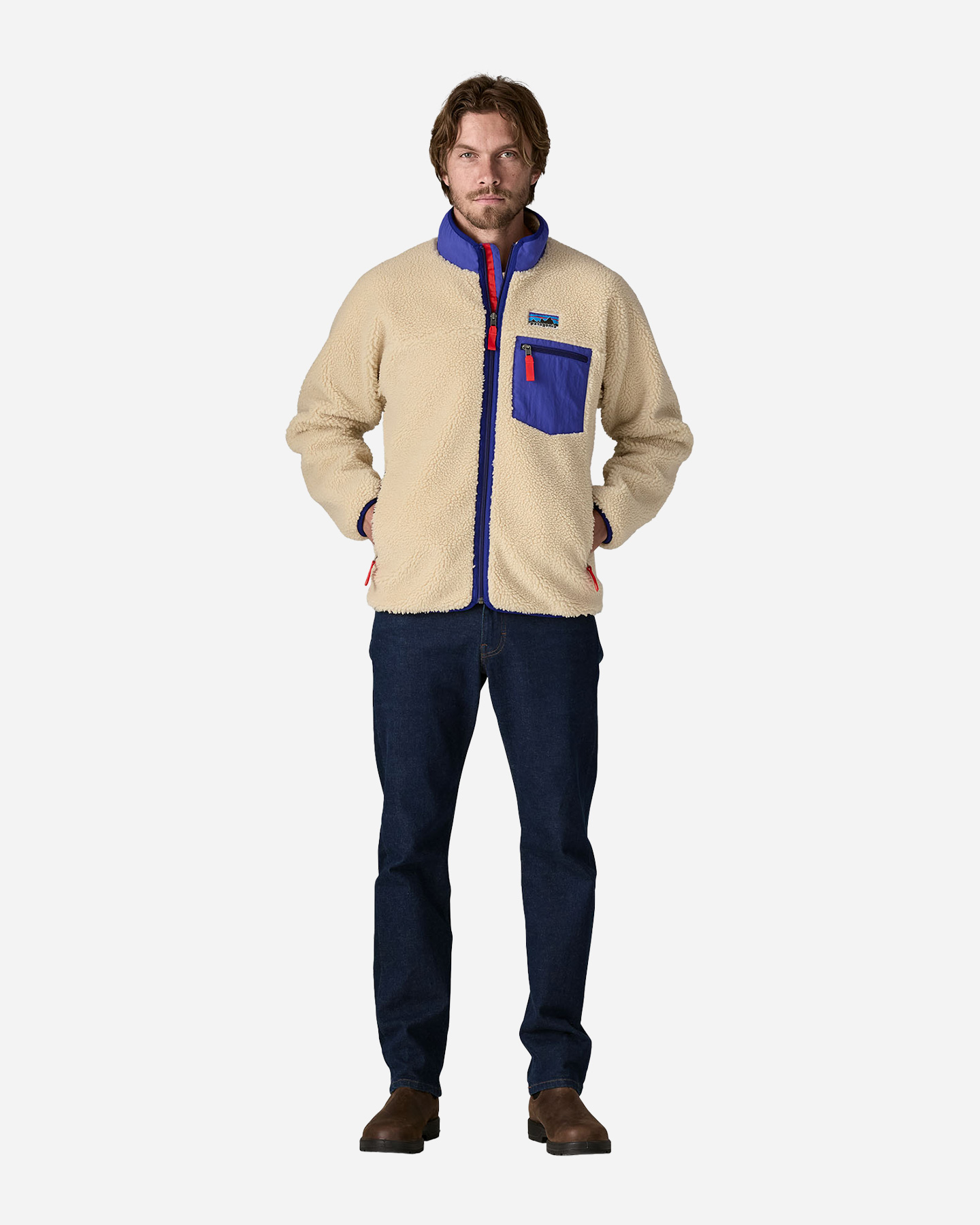 Pile PATAGONIA RETRO-X M - Bianco - 3 | Cisalfa Sport