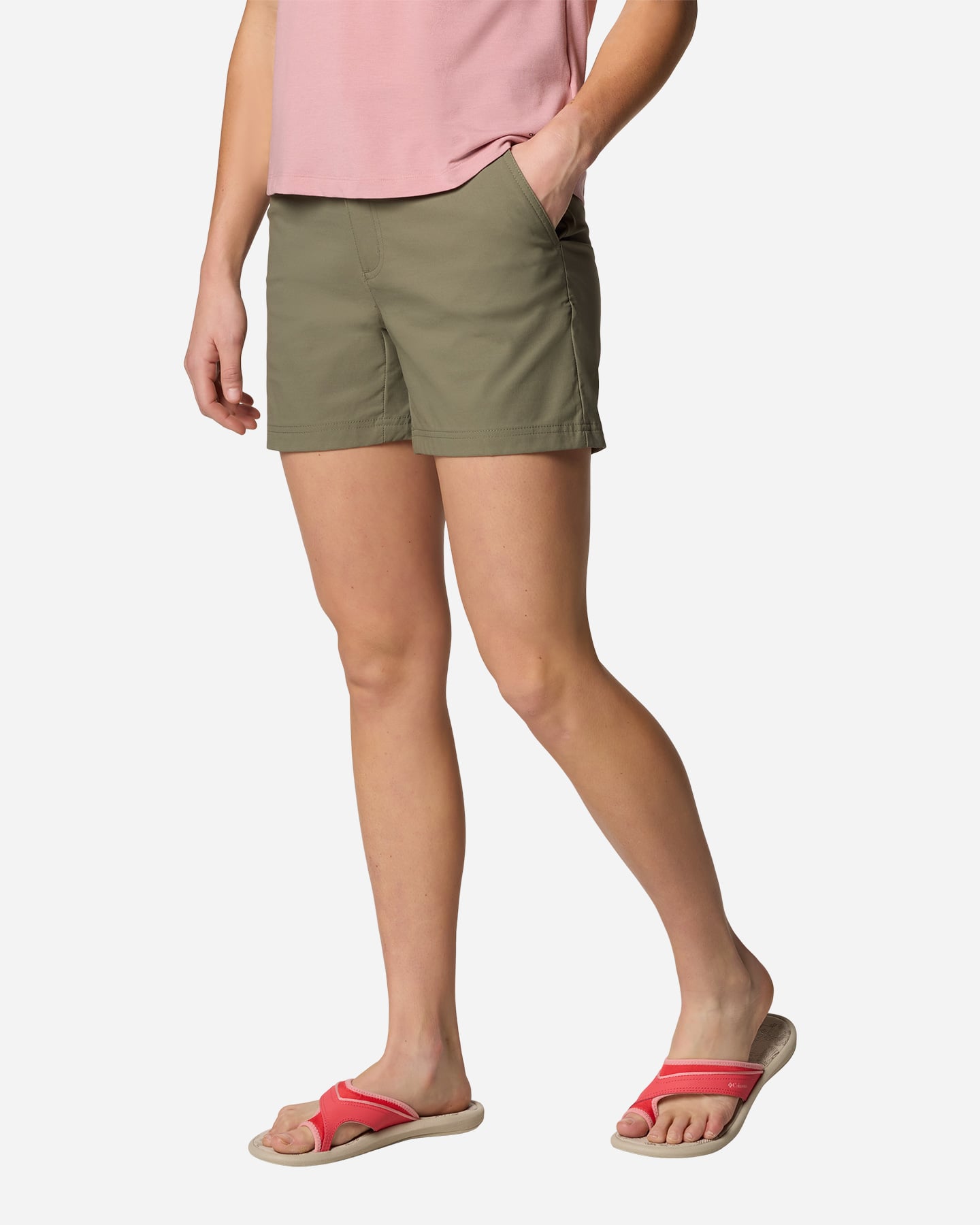 Pantaloncini COLUMBIA LESLIE FALLS II W - Verde - 1 | Cisalfa Sport