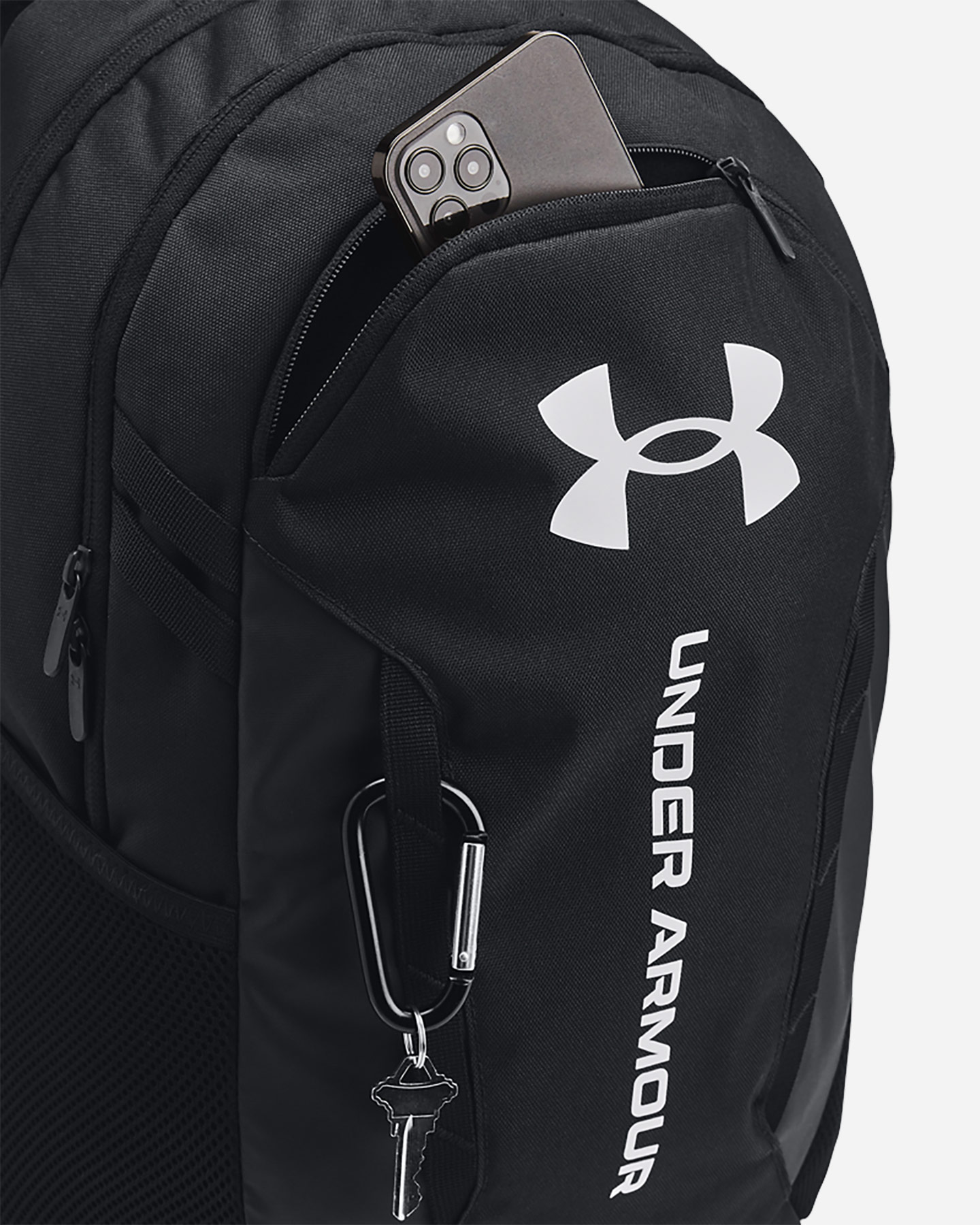 Zaino UNDER ARMOUR HUSTLE 6.0 M - Nero - 3 | Cisalfa Sport