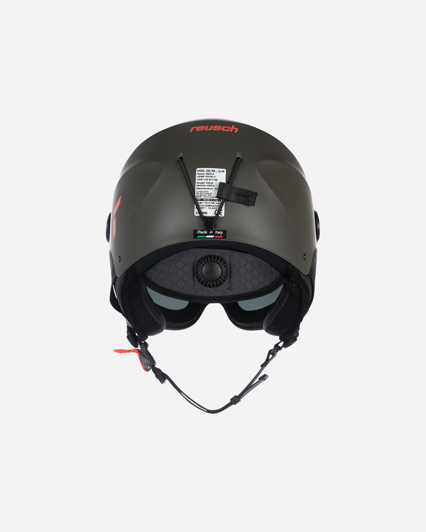 Casco sci REUSCH HAWK VISOR M - Verde - 1 | Cisalfa Sport