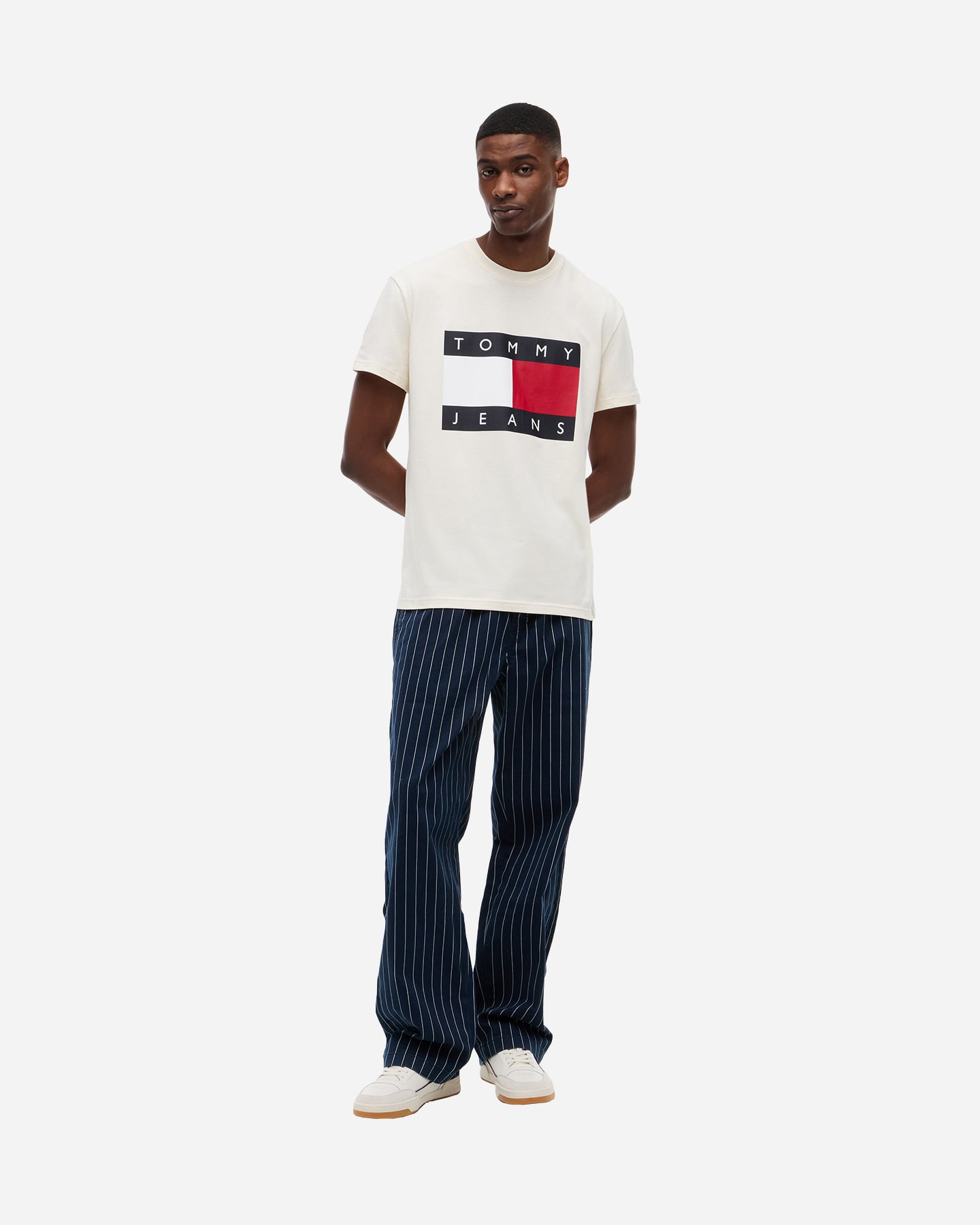 T-shirt TOMMY HILFIGER BIG FLAG CHEST M - Beige - 2 | Cisalfa Sport