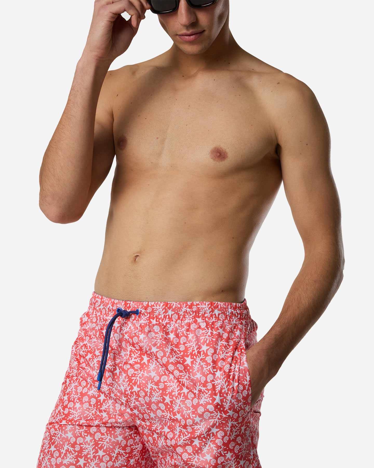 Boxer mare NORTH SAILS STRIPED PALMS M - Rosso - 3 | Cisalfa Sport