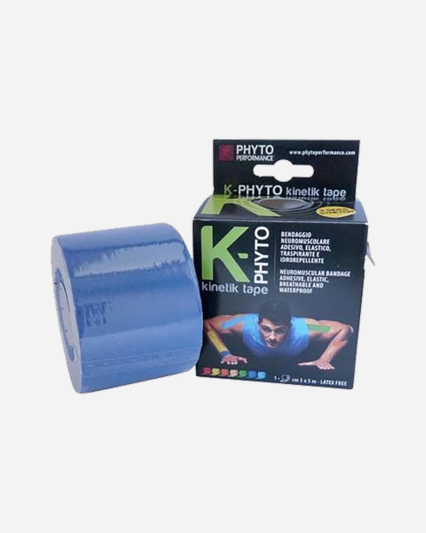Tape PHYTO PERFORMANCE KINETIK TAPE  - Blu - 1 | Cisalfa Sport
