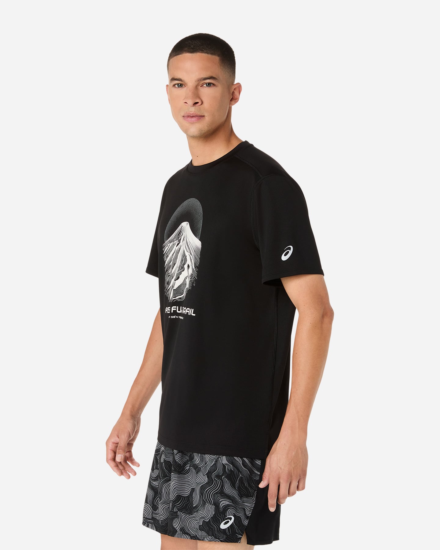 T-shirt running ASICS FUJITRAIL M - Nero - 2 | Cisalfa Sport