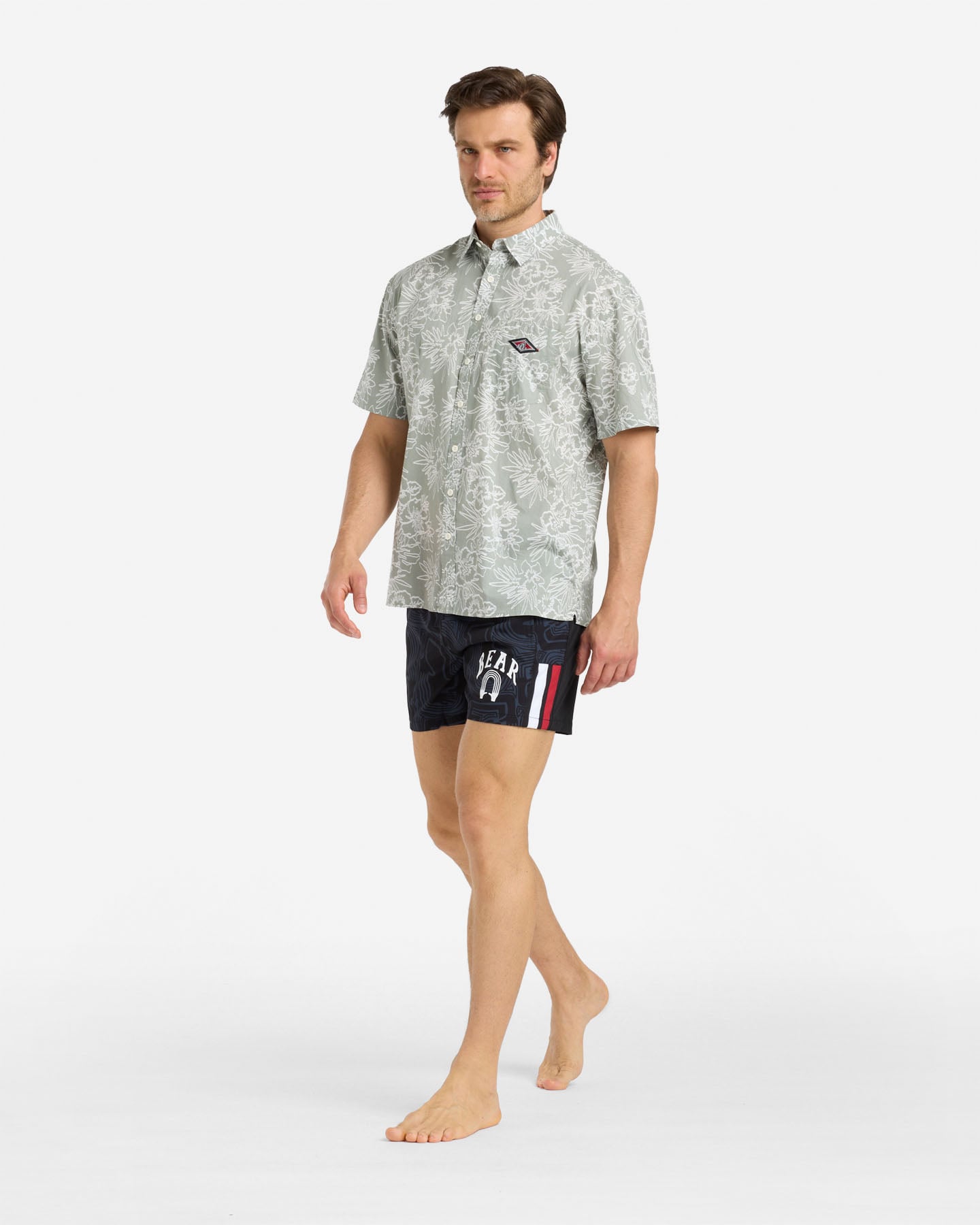 T-shirt BEAR WAVES AFTER WAVES M - Verde - 2 | Cisalfa Sport