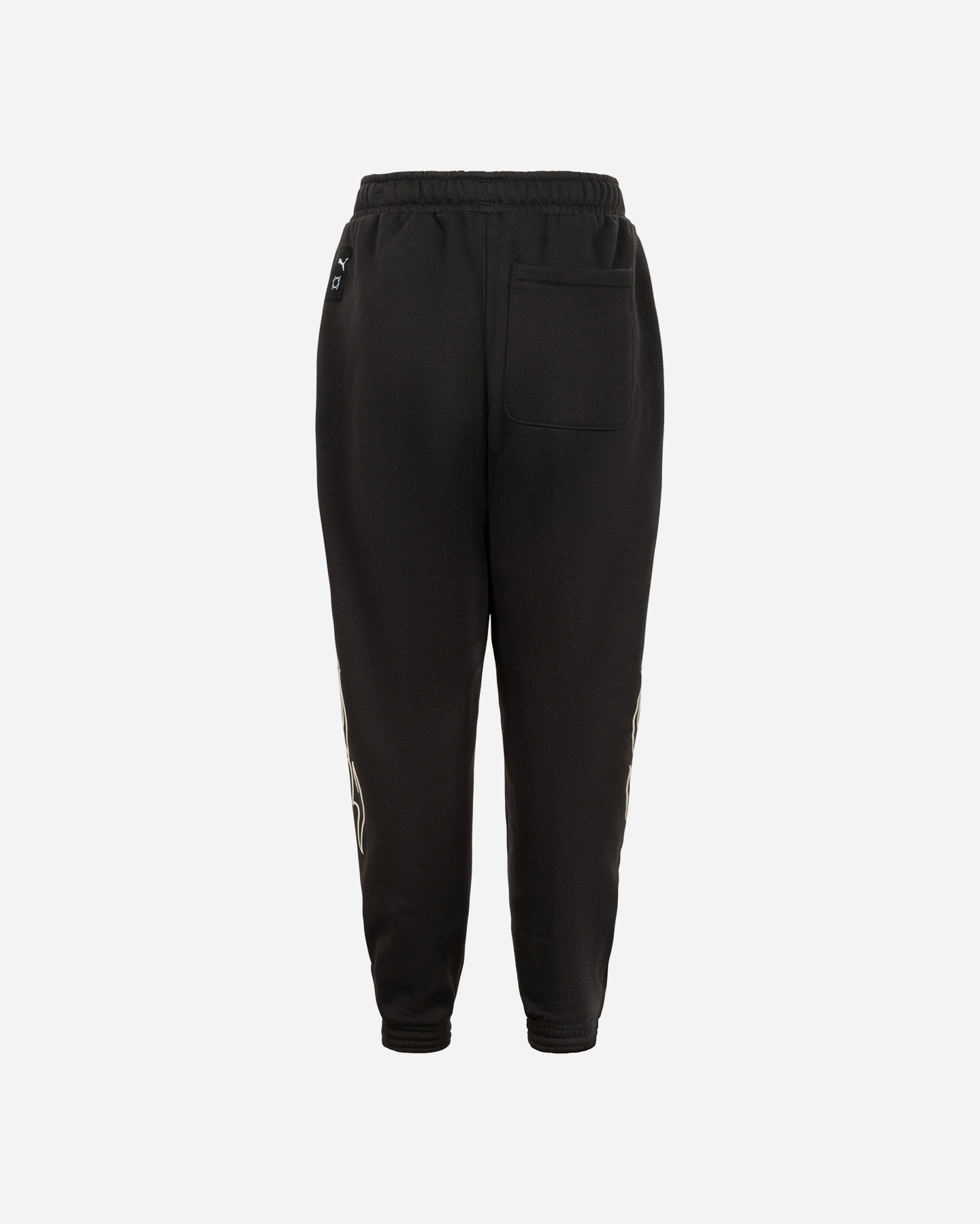 Pantalone PUMA BOY BBALL FLAME JR - Nero - 1 | Cisalfa Sport