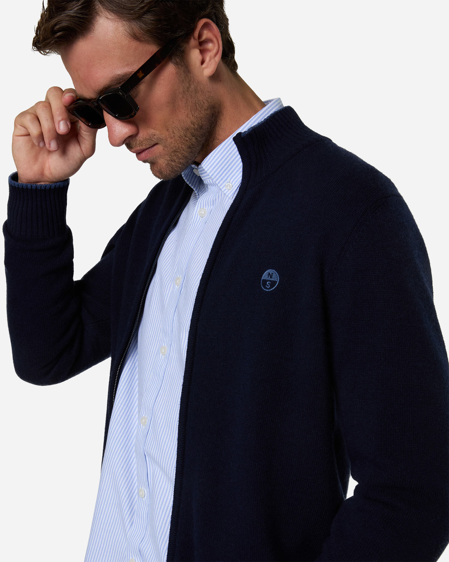 Cardigan NORTH SAILS CASHMERE M - Blu - 5 | Cisalfa Sport