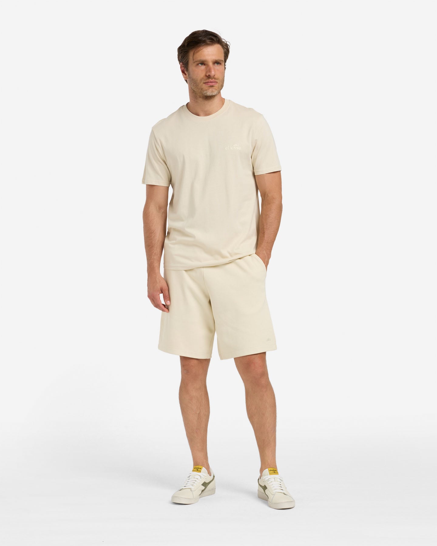 T-shirt ELLESSE SMALL LOGO M - Beige - 4 | Cisalfa Sport