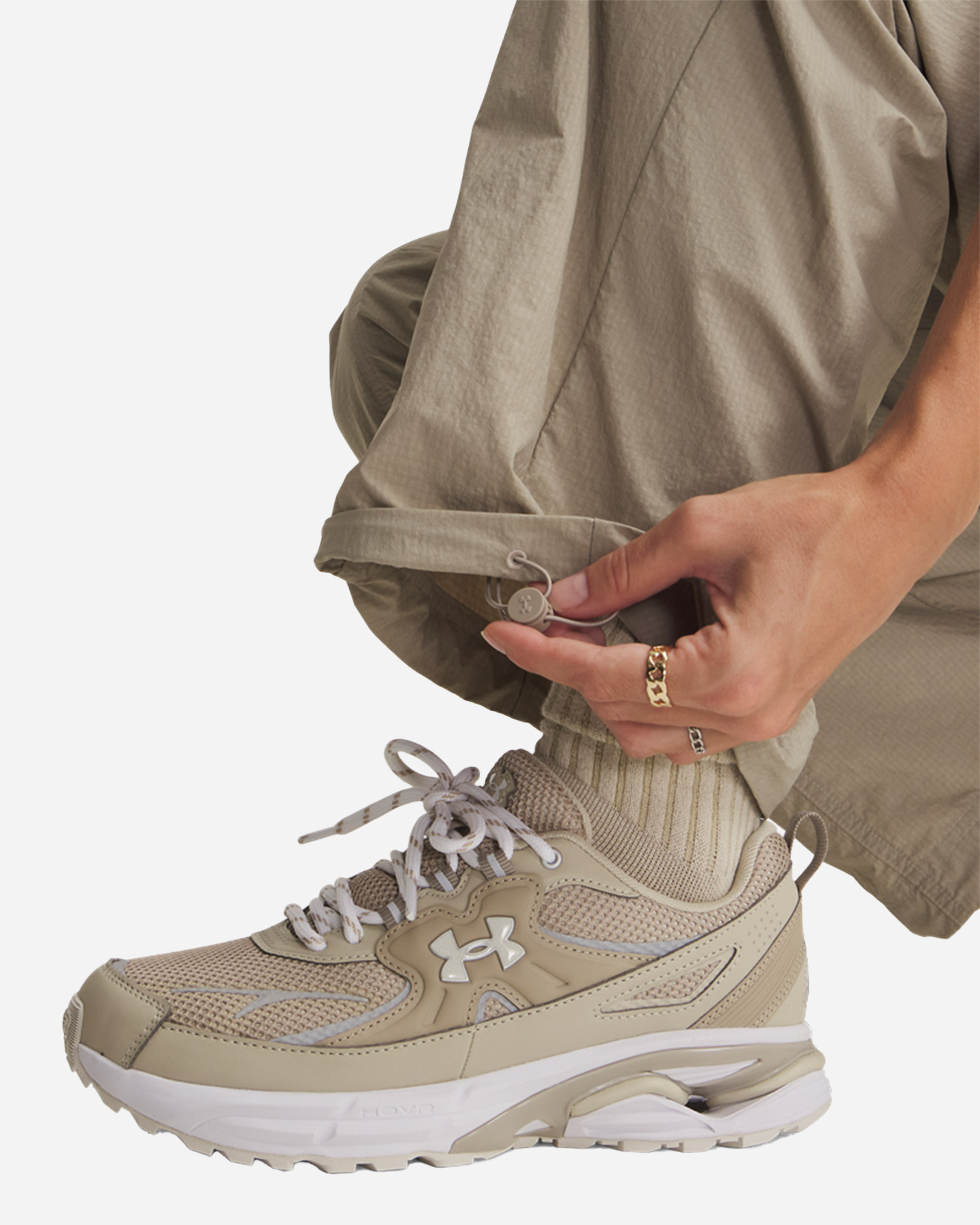 Pantalone UNDER ARMOUR UTILITY CARGO W - Beige - 3 | Cisalfa Sport