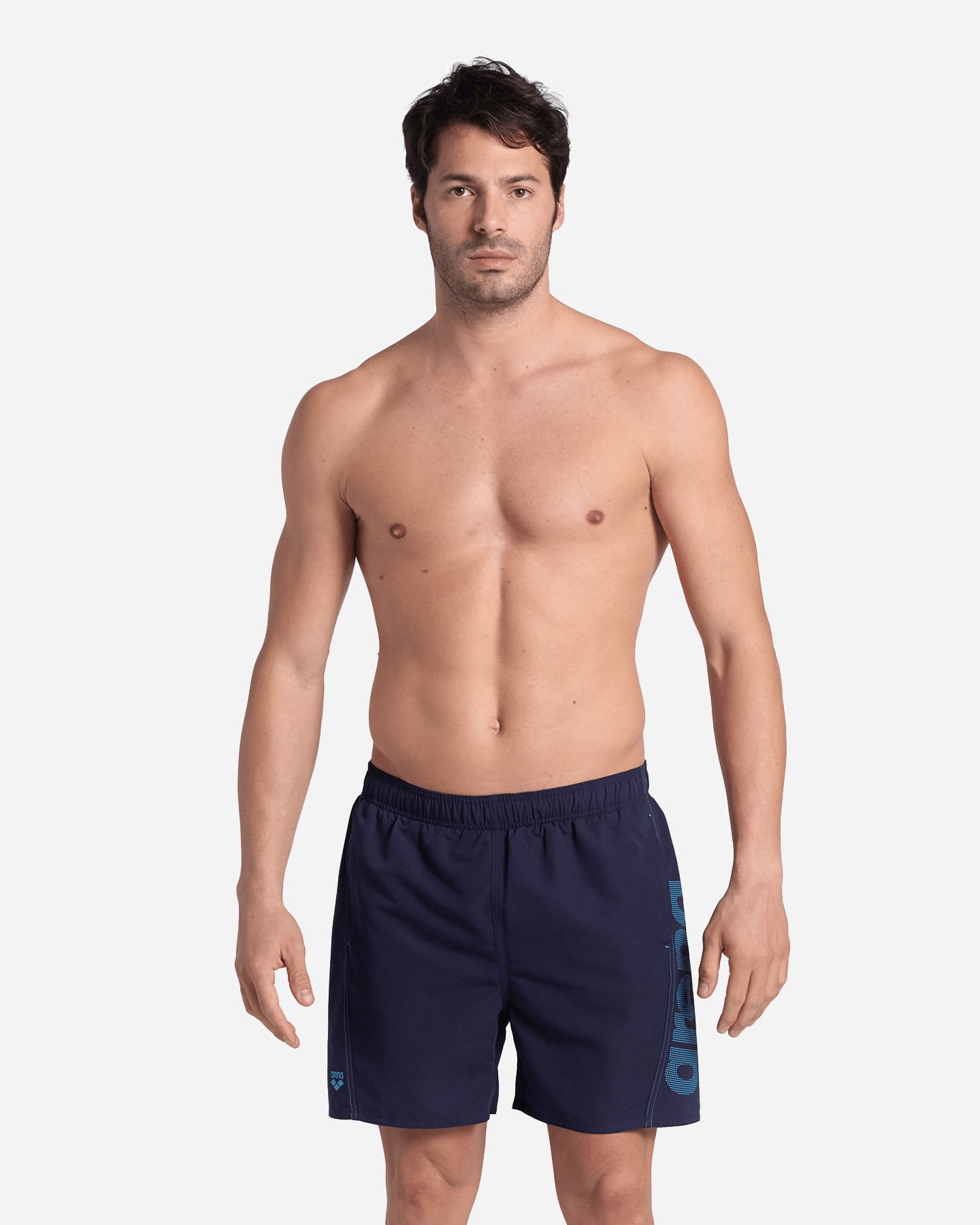 Boxer mare ARENA FUNDAMENTAL LOGO M - Blu Navy - 2 | Cisalfa Sport