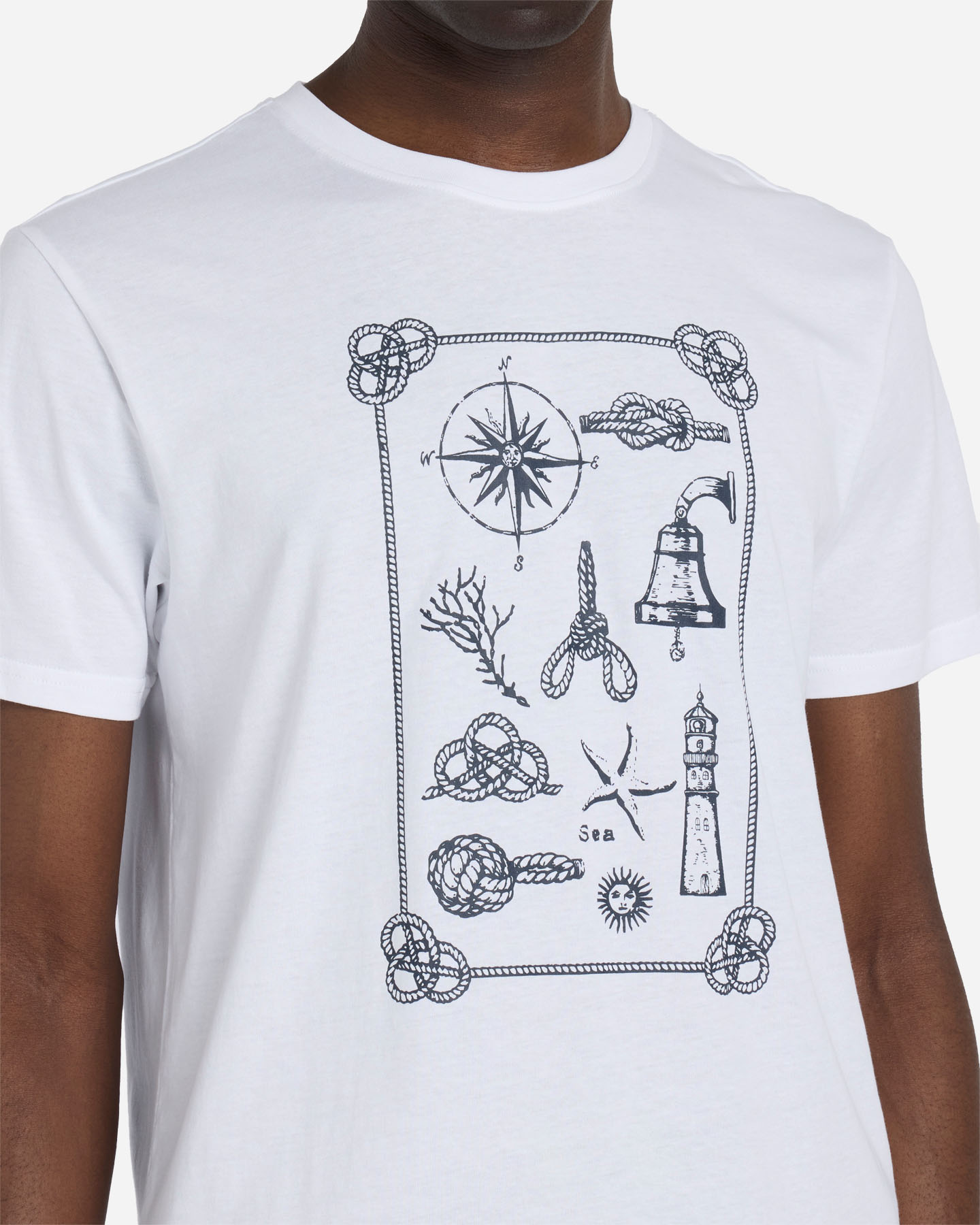 T-shirt ADMIRAL MARINERO M - Bianco - 5 | Cisalfa Sport