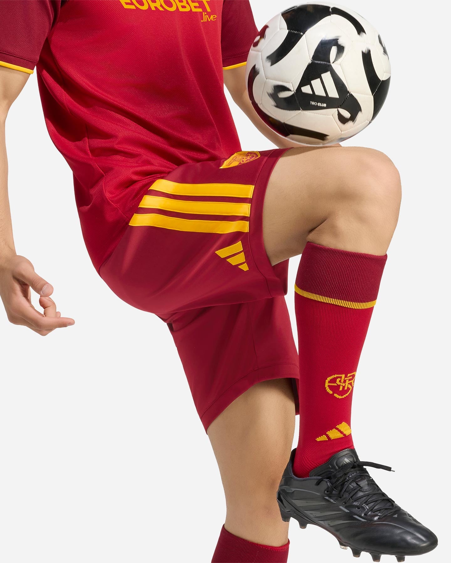 Pantaloncini calcio ufficiali ADIDAS AS ROMA HOME 26-27 M - 5 | Cisalfa Sport
