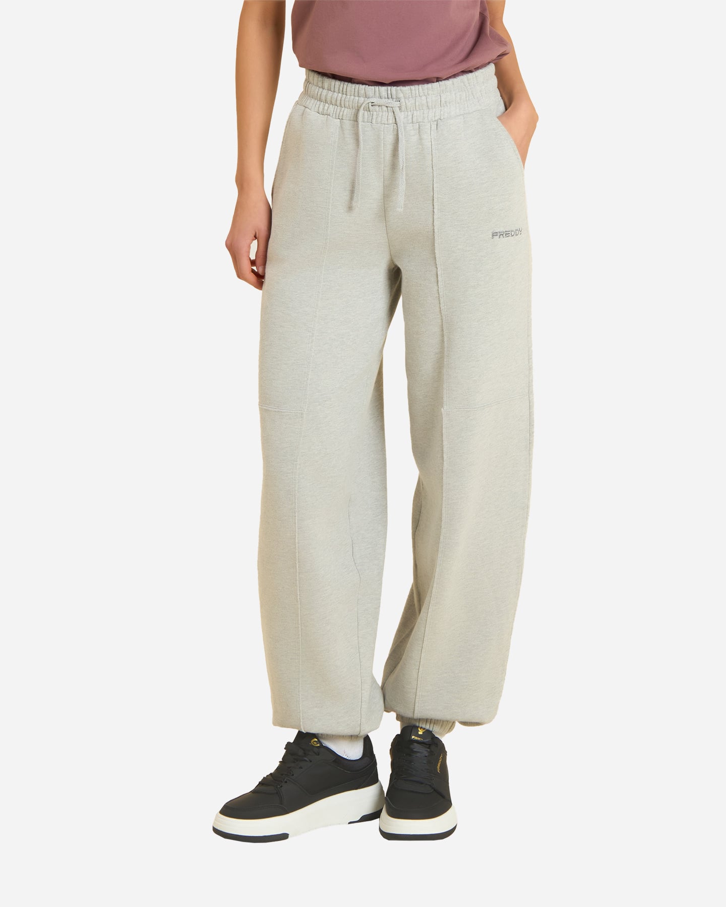 Pantalone FREDDY BALLOON CONTEMPORARY W - Grigio - 2 | Cisalfa Sport