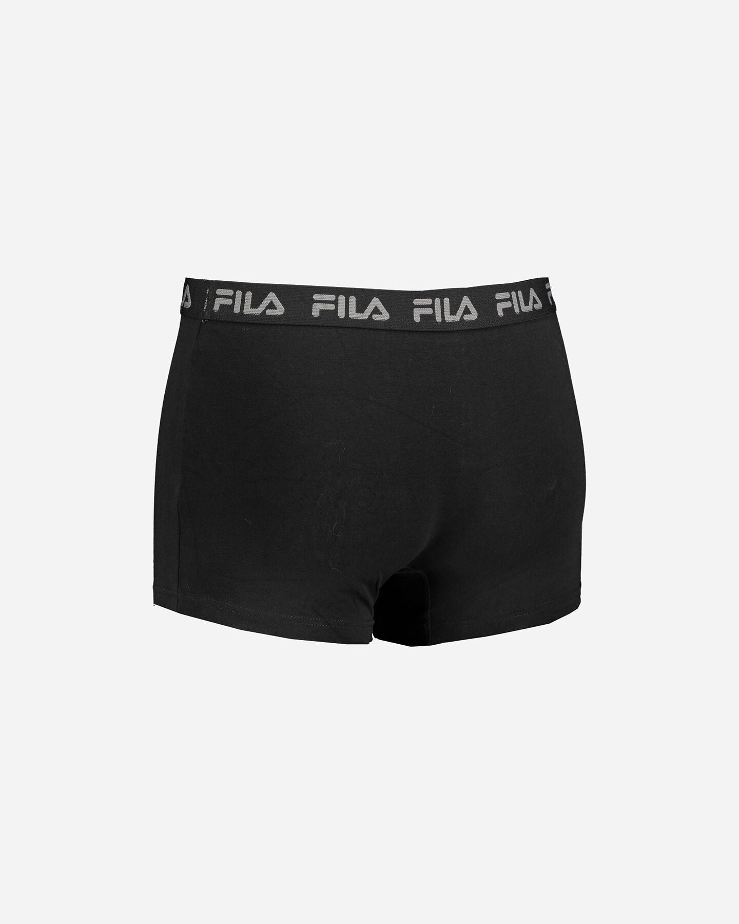 Boxer intimo FILA 2PACK BOXER PLACED LOGO M - Nero - 2 | Cisalfa Sport