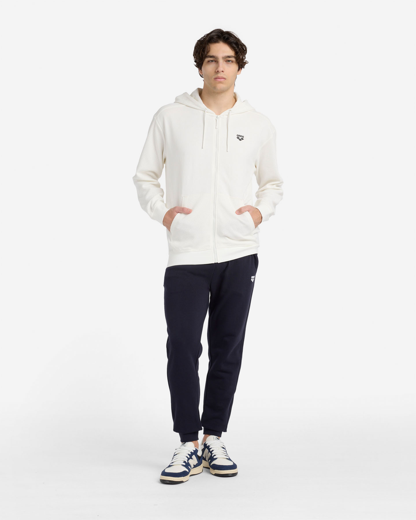 Felpa ARENA EVOLVING ATHLETIC M - Bianco - 4 | Cisalfa Sport