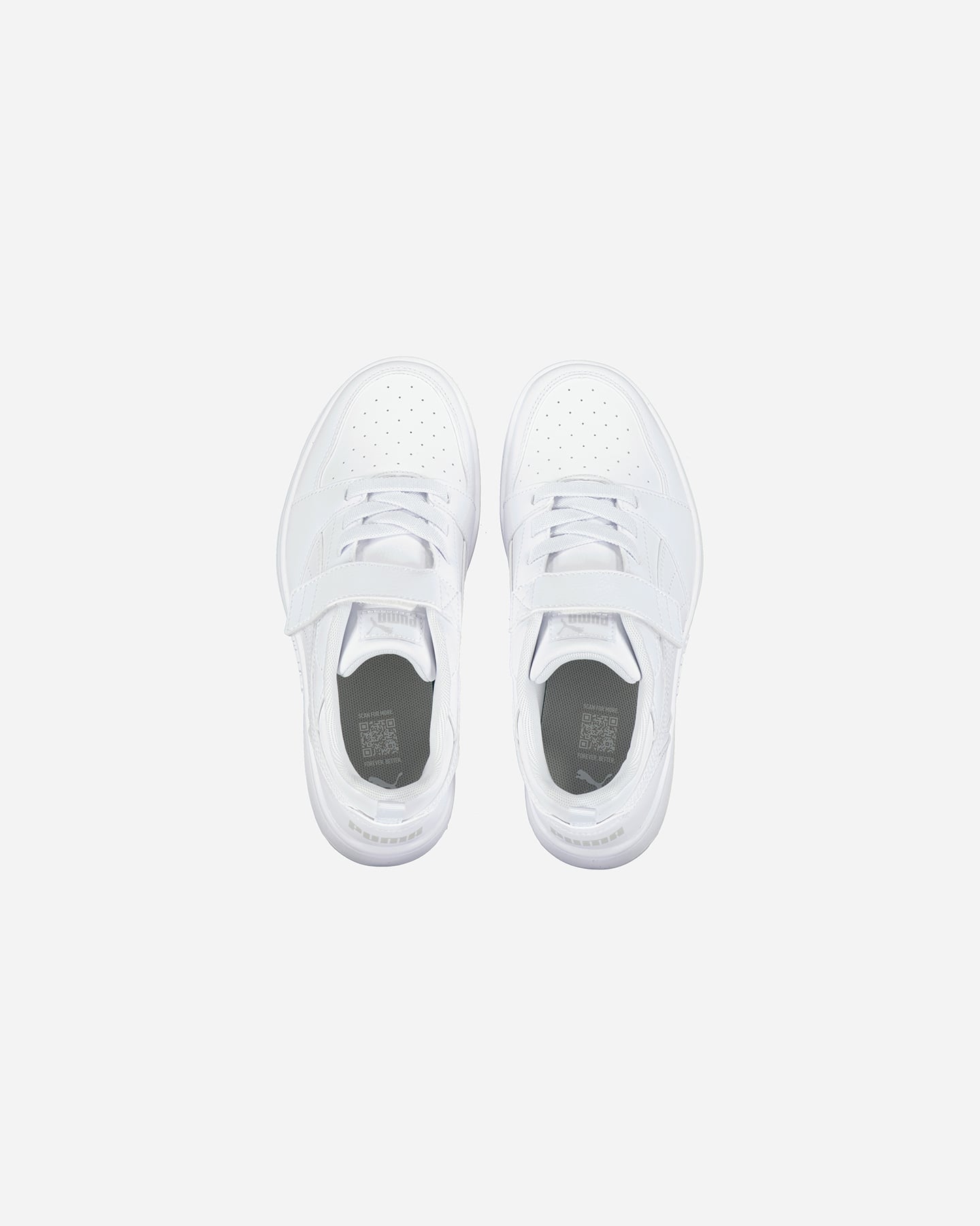 Scarpe sneakers PUMA REBOUND V6 PS JR - Bianco - 3 | Cisalfa Sport