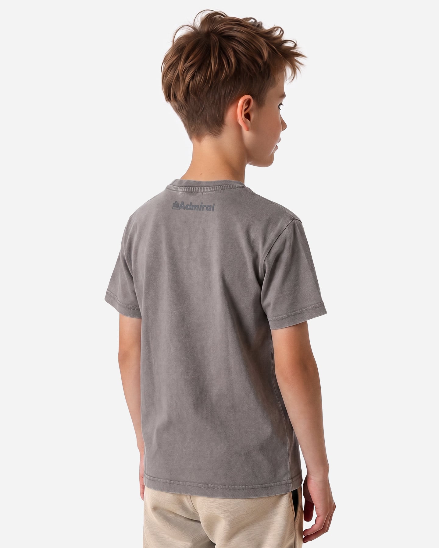 T-shirt ADMIRAL BASIC FLAG JR - Grigio - 3 | Cisalfa Sport
