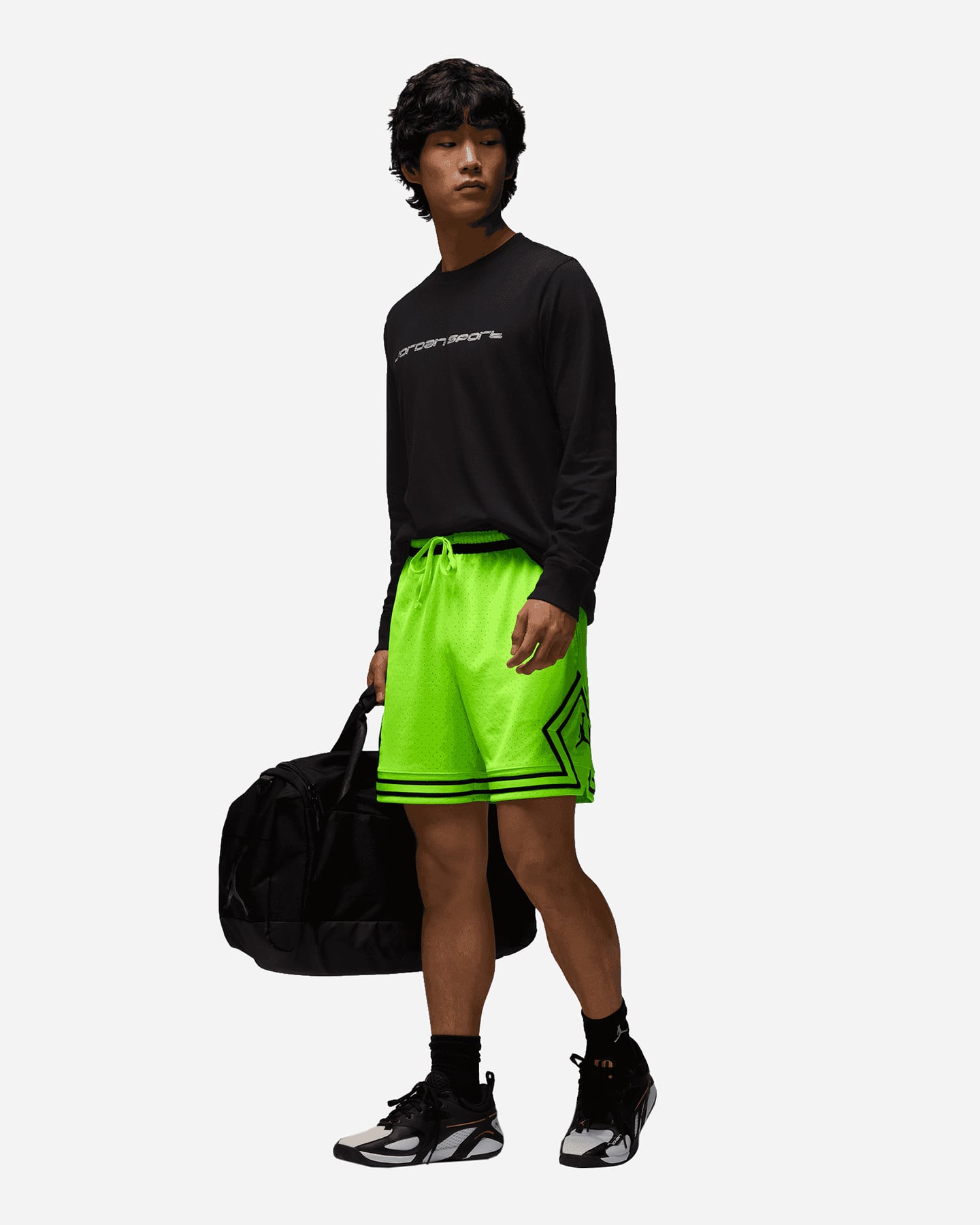 Pantaloncini basket NIKE JORDAN DRI FIT M - Verde - 3 | Cisalfa Sport