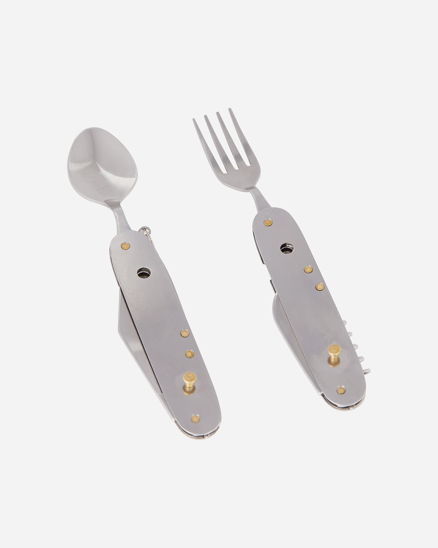 Posate campeggio MCKINLEY TRAVEL STAINLESS STEEL - Argento - 2 | Cisalfa Sport