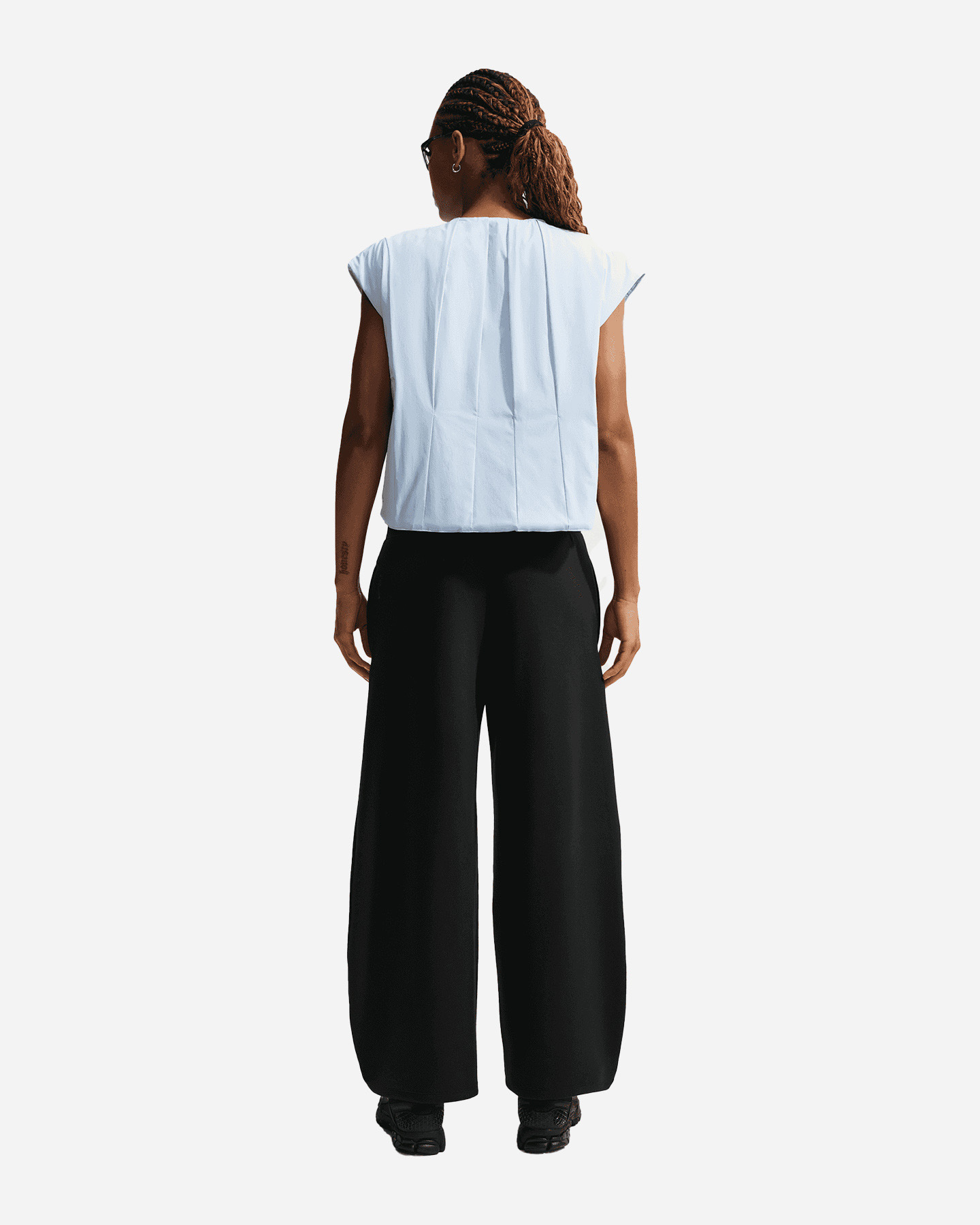 Pantalone NIKE WIDE LEG SOFT 24/7 W - Nero - 2 | Cisalfa Sport