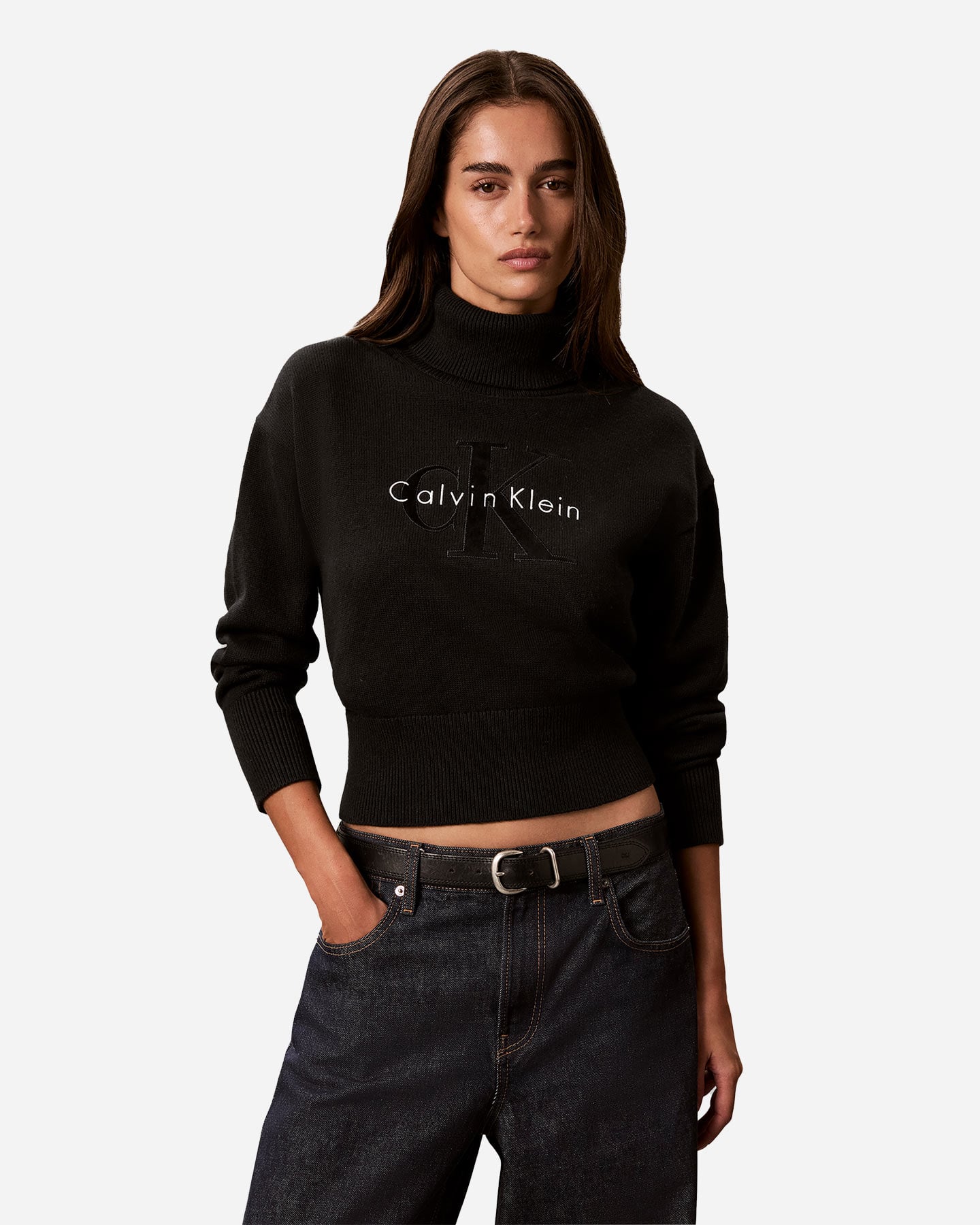 Maglione CALVIN KLEIN JEANS CLASSIC W - Nero - 1 | Cisalfa Sport