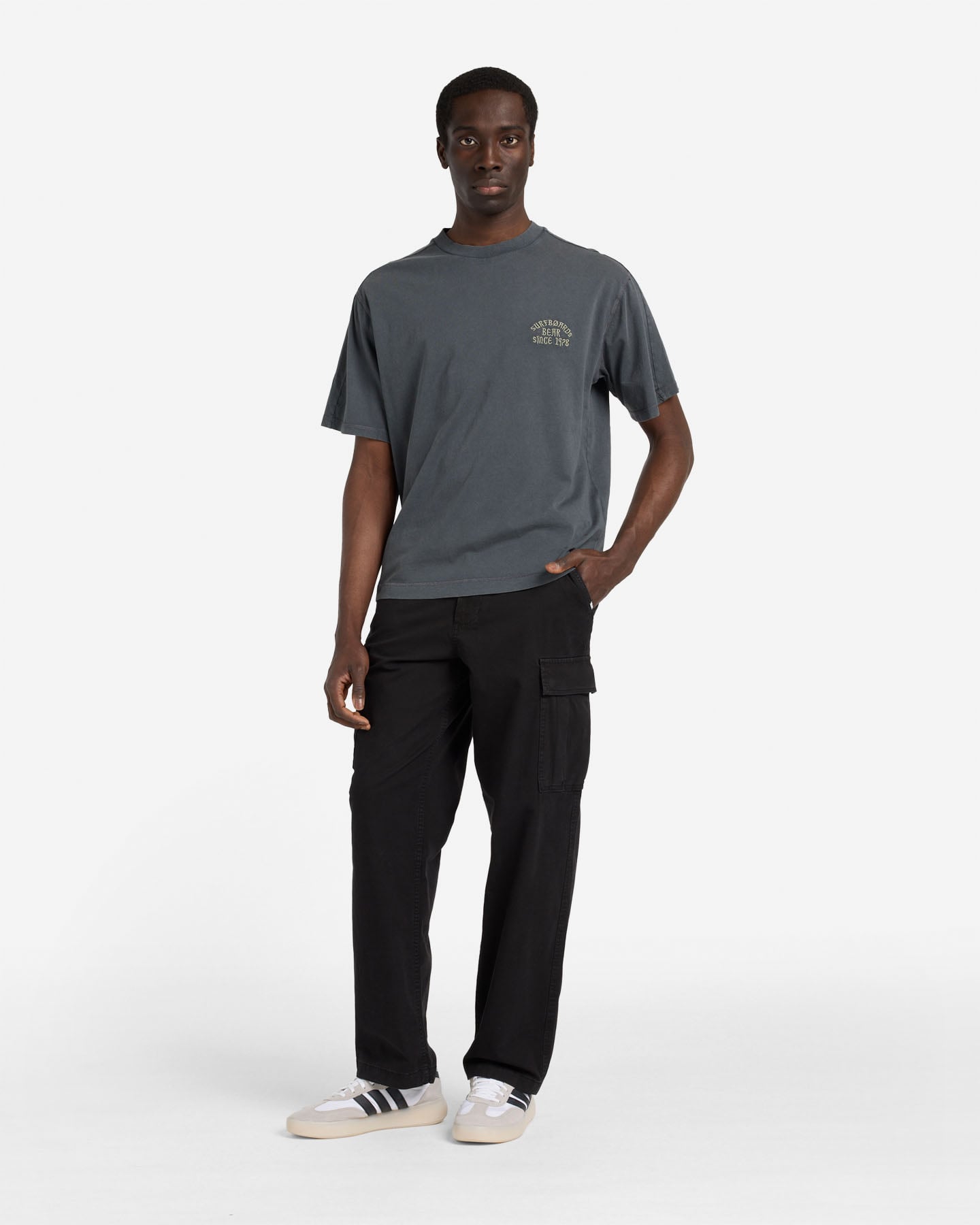 T-shirt BEAR WAVES AFTER WAVES M - Grigio - 4 | Cisalfa Sport