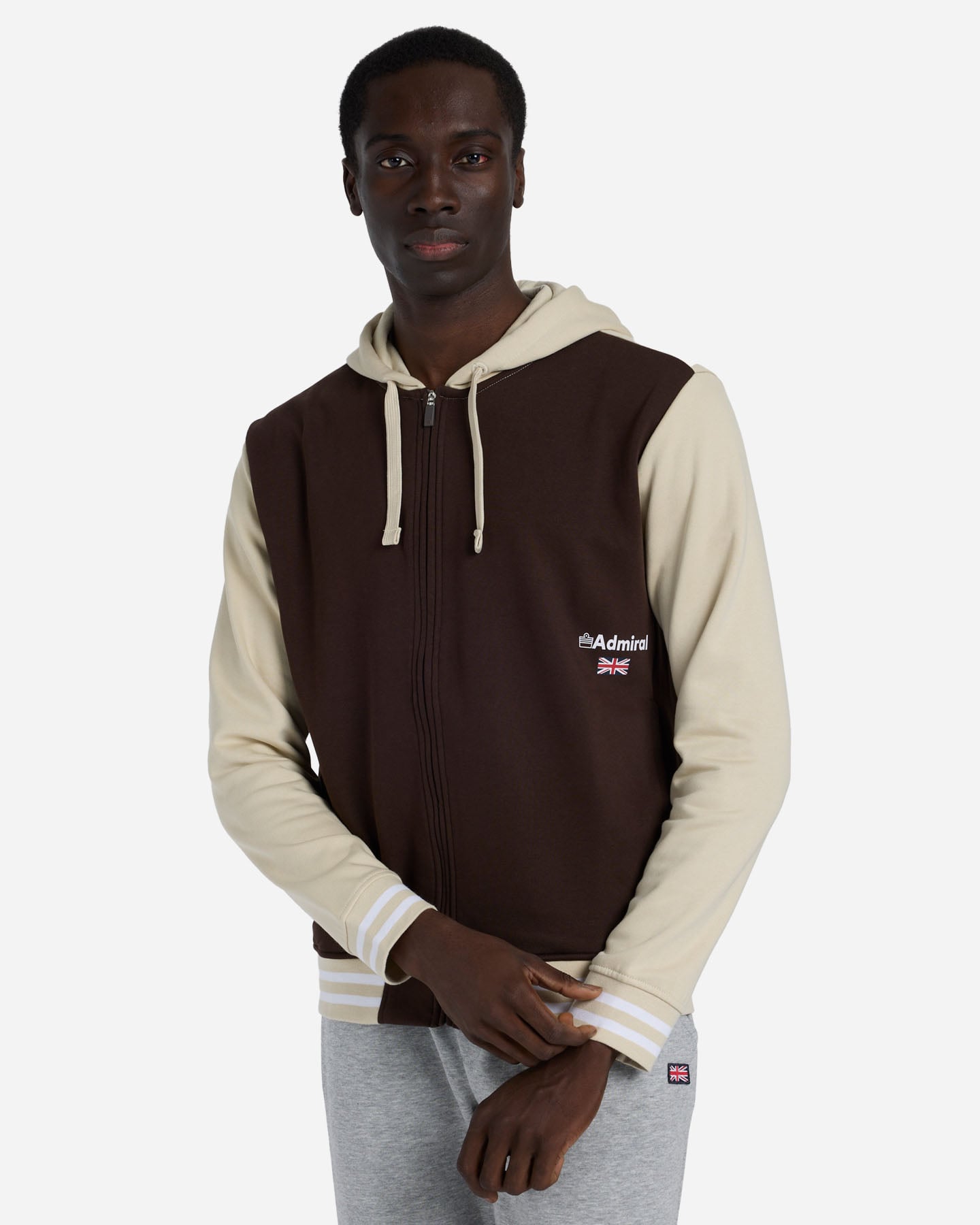 Felpa ADMIRAL COLLEGE SMALL LOGO M - Marrone - 0 | Cisalfa Sport