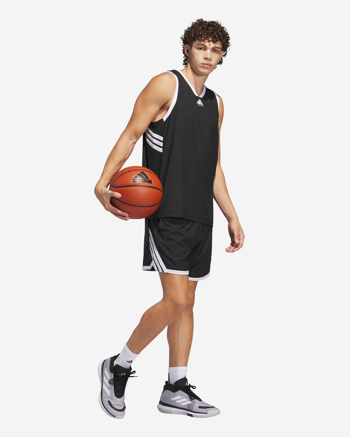 Canotta basket ADIDAS CRAZYLITE JER M - Nero - 3 | Cisalfa Sport