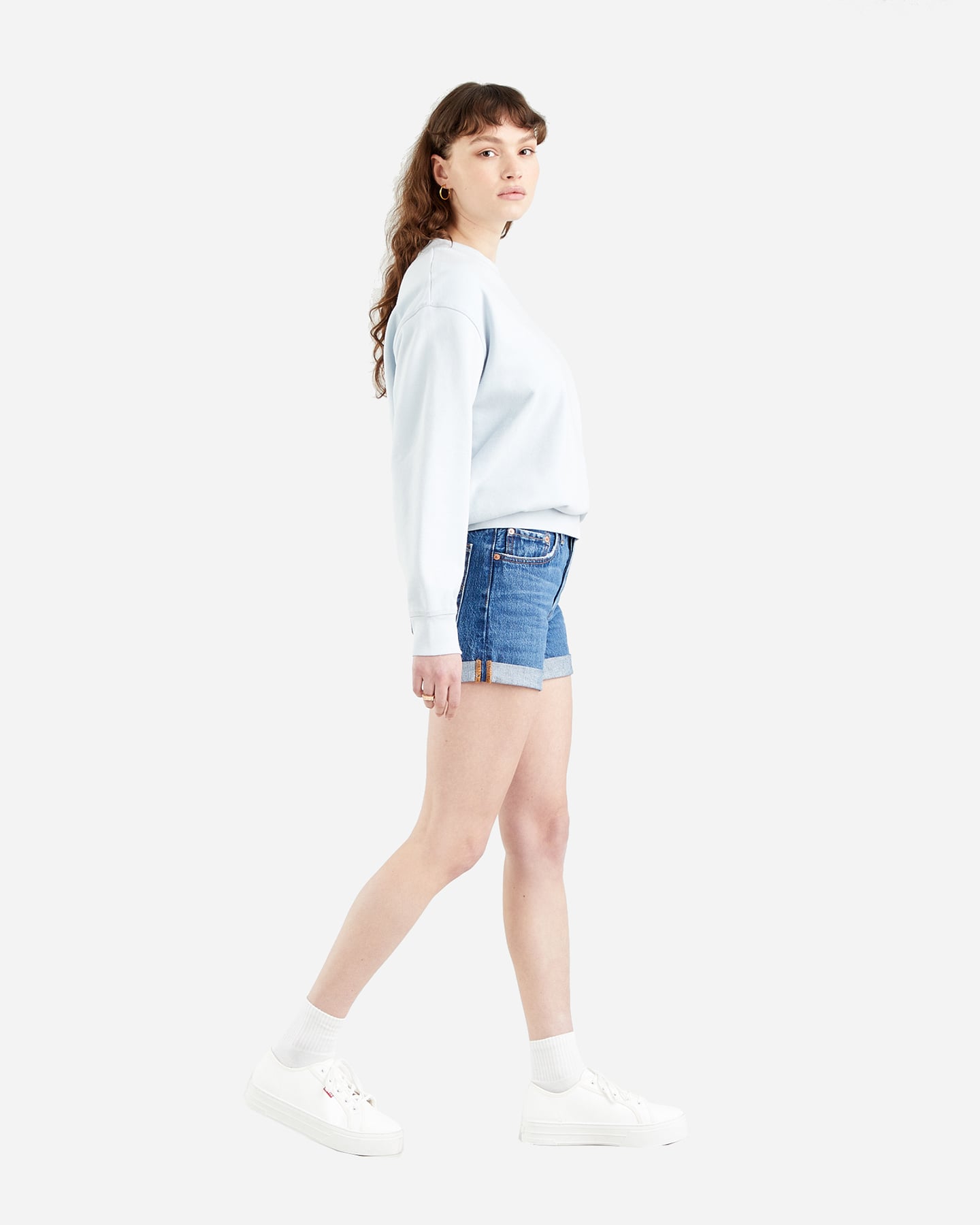 Jeans LEVI'S 501 ROLLED SHORT DENIM W - Denim - 1 | Cisalfa Sport