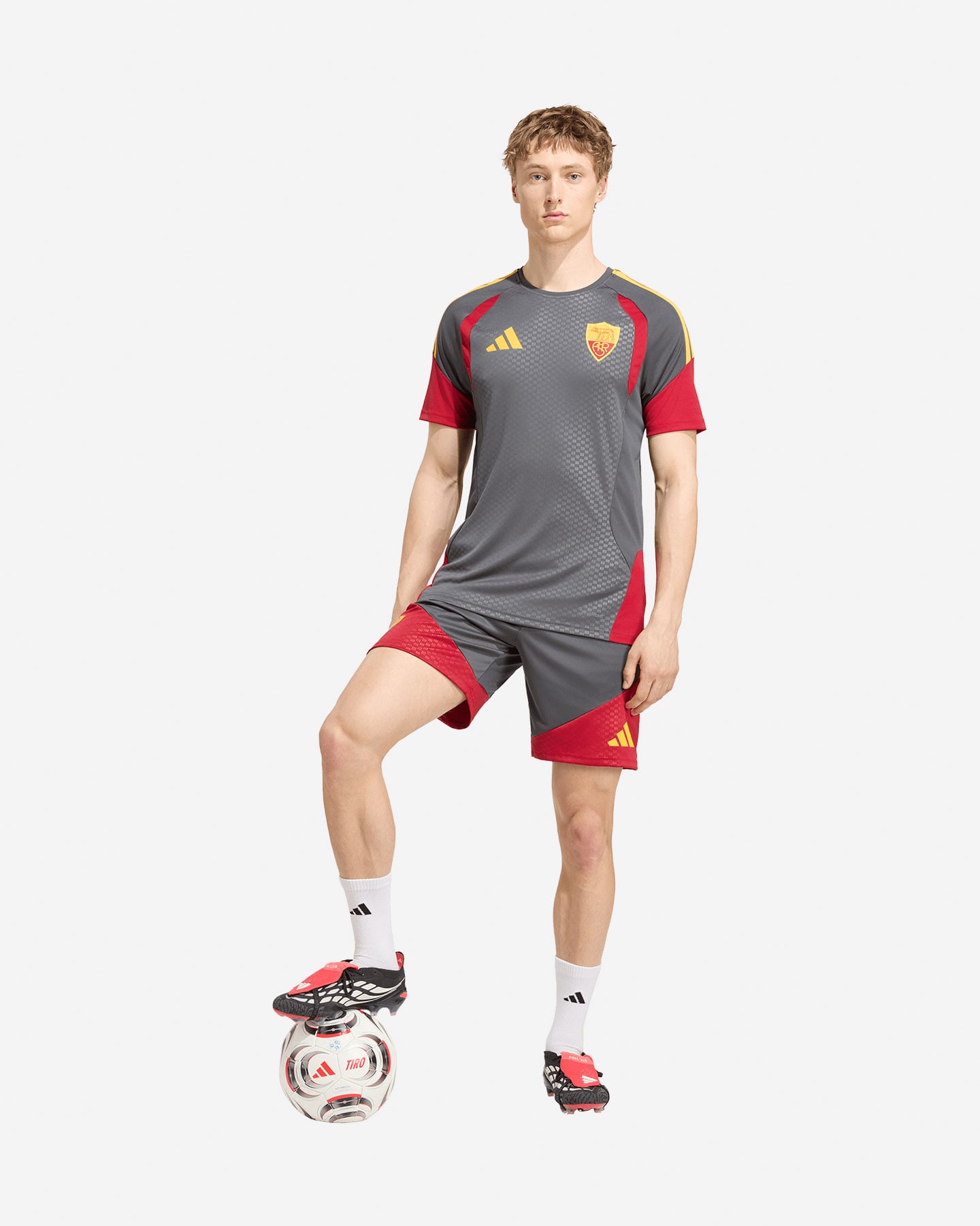 Abbigliamento calcio ufficiale ADIDAS AS ROMA TIRO26 COMPETITION TRAINING 26-27 M - 2 | Cisalfa Sport