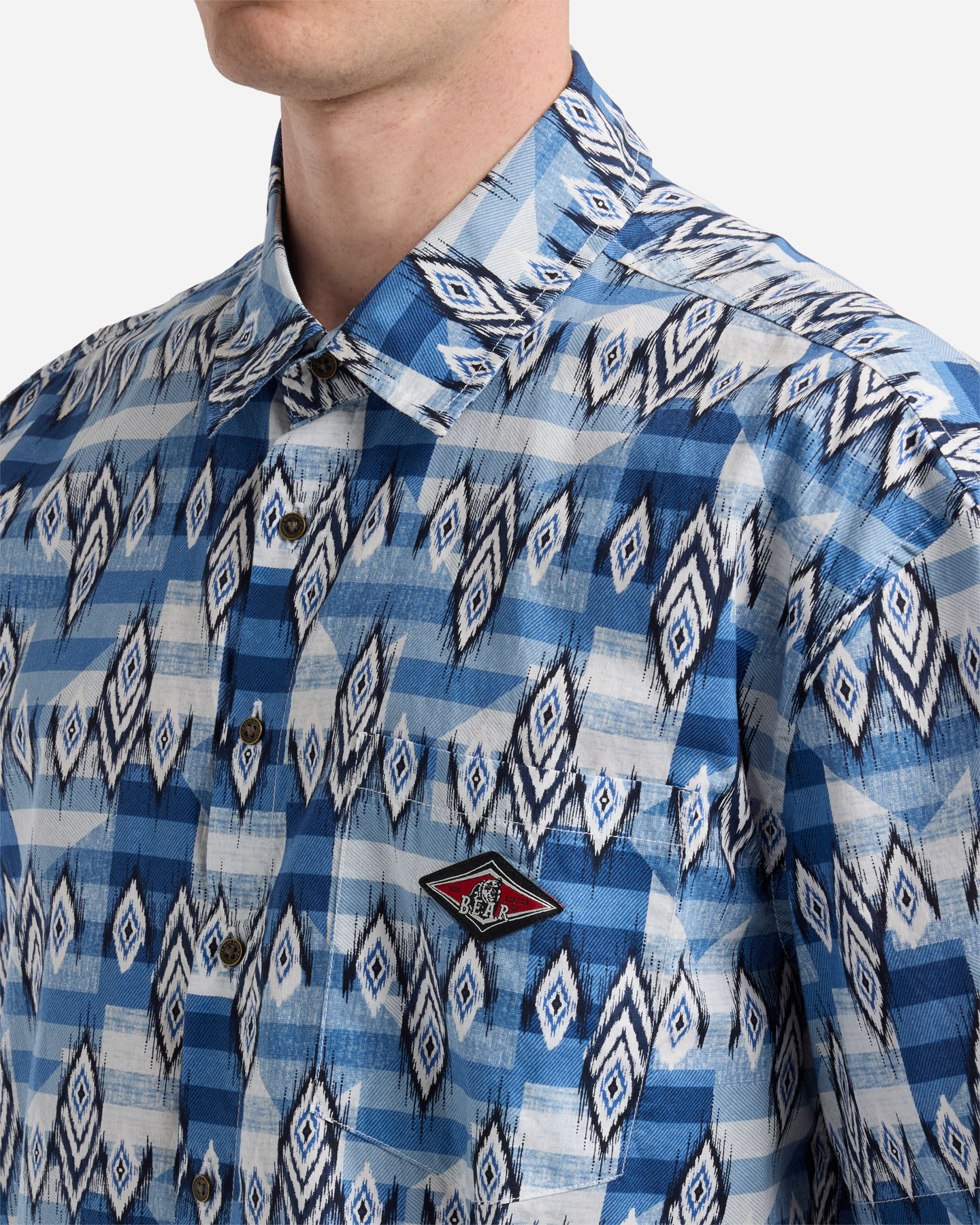 Camicia BEAR BEACH BREAK M - Blu - 5 | Cisalfa Sport