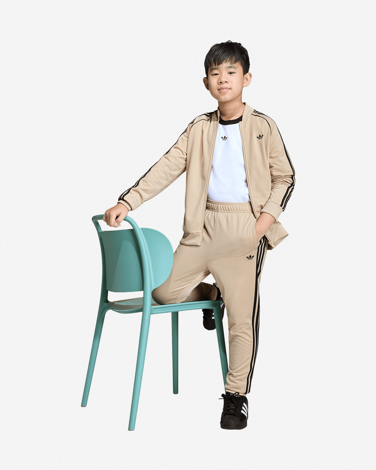 Pantalone ADIDAS SST JR - Beige - 3 | Cisalfa Sport