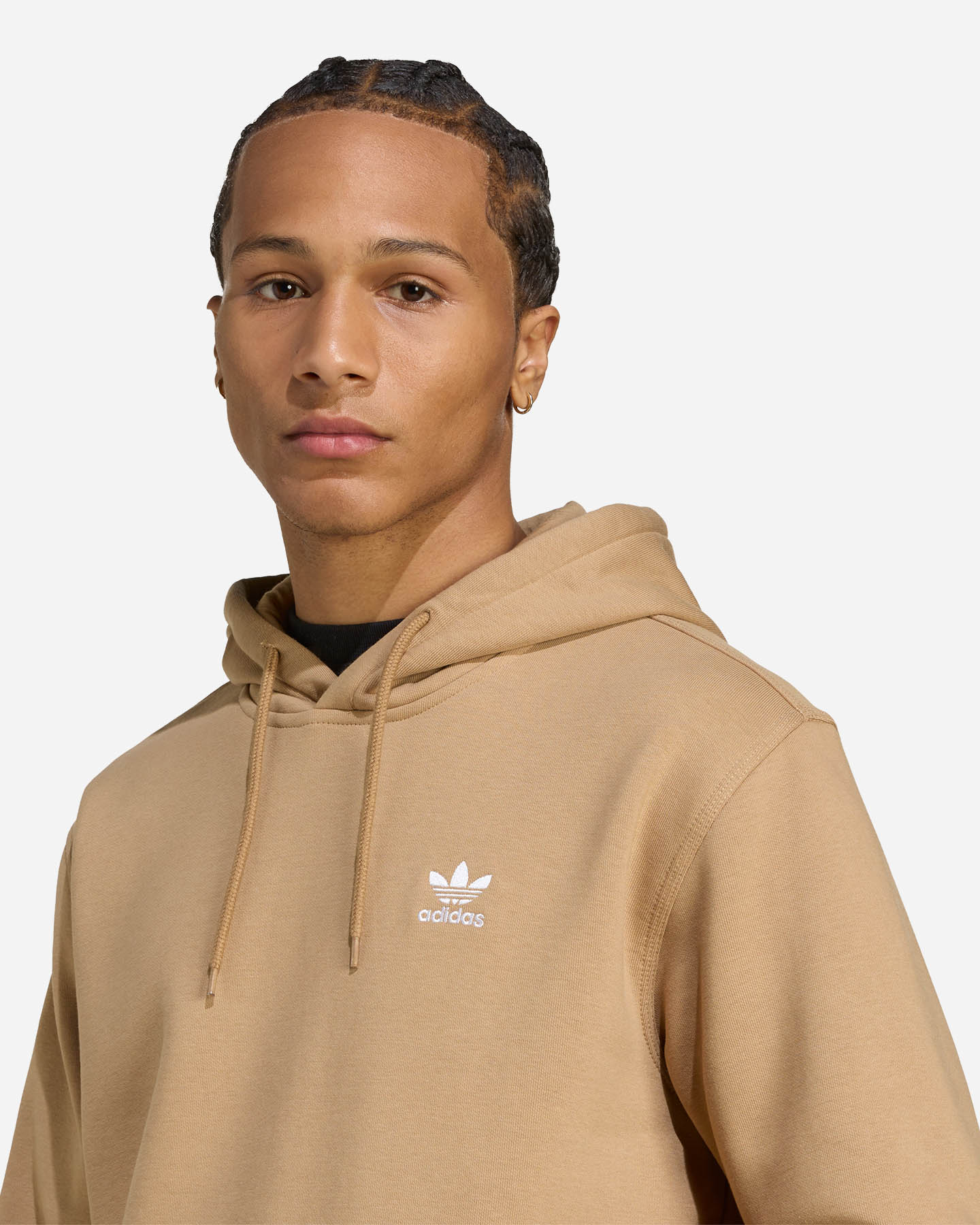 Felpa ADIDAS SMALL LOGO TREFOIL M - Marrone - 4 | Cisalfa Sport