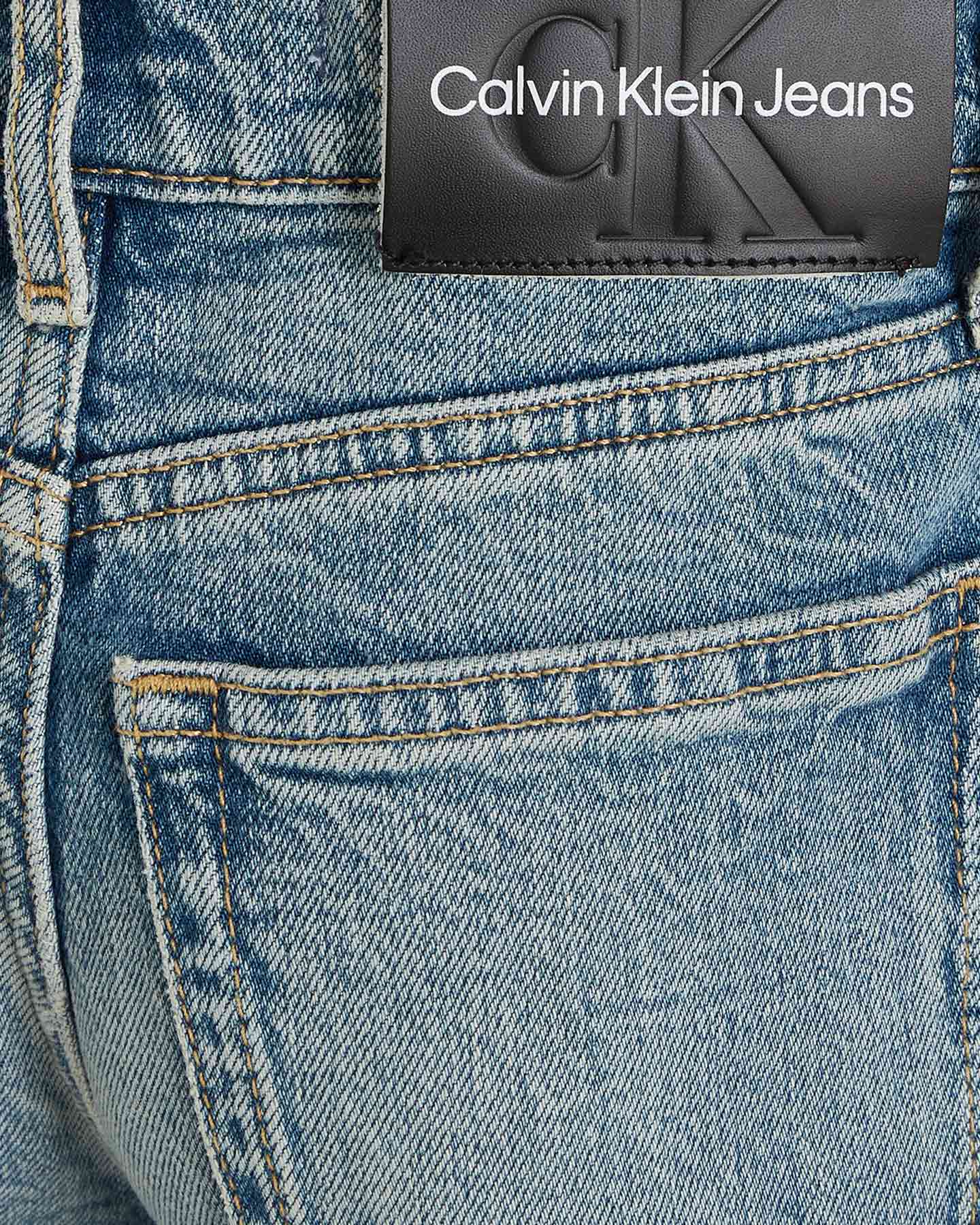 Jeans CALVIN KLEIN JEANS SKATER VISUAL JR - Blu - 5 | Cisalfa Sport