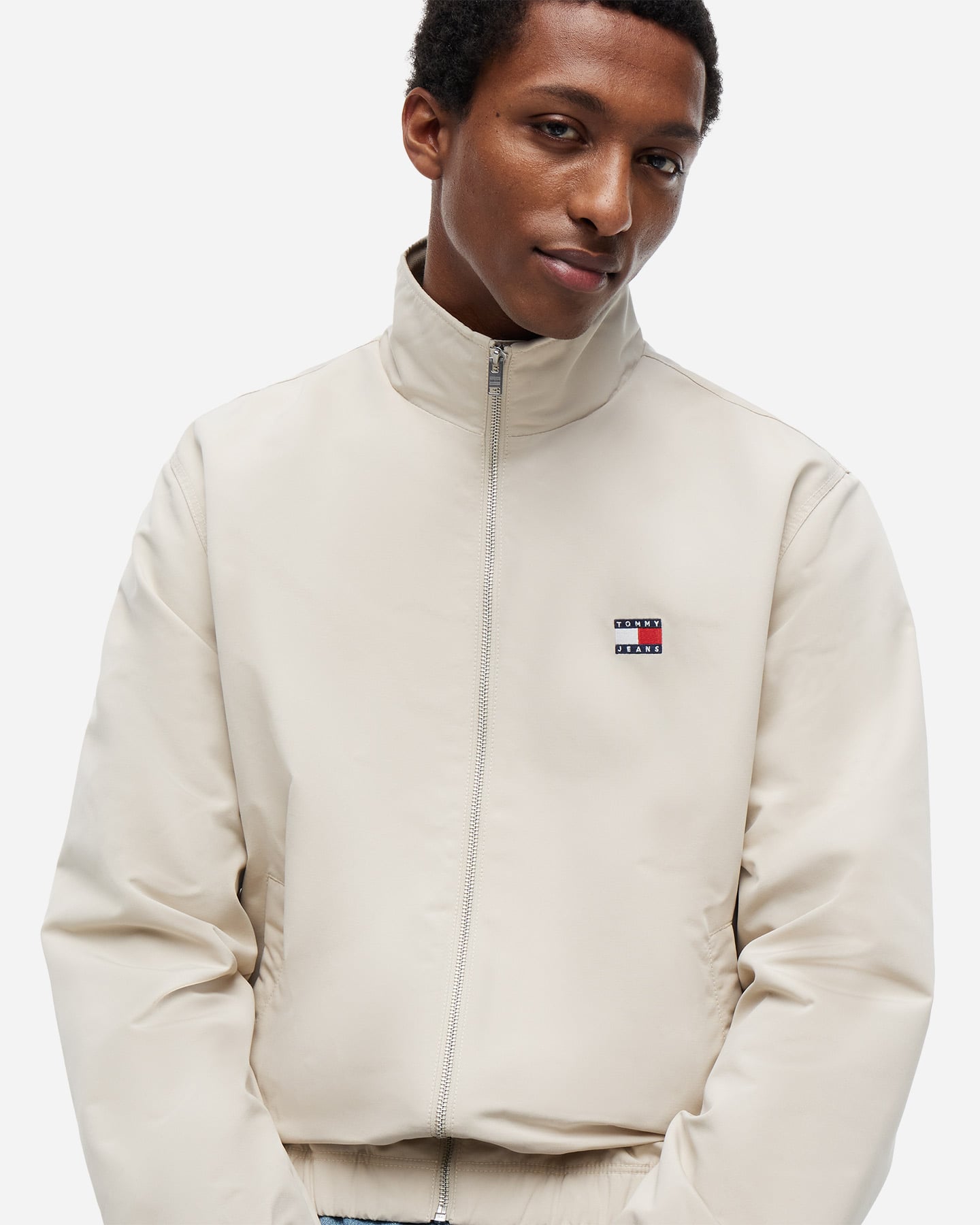 Giacca TOMMY HILFIGER TRACKTOP ESSENTIAL M - Beige - 4 | Cisalfa Sport