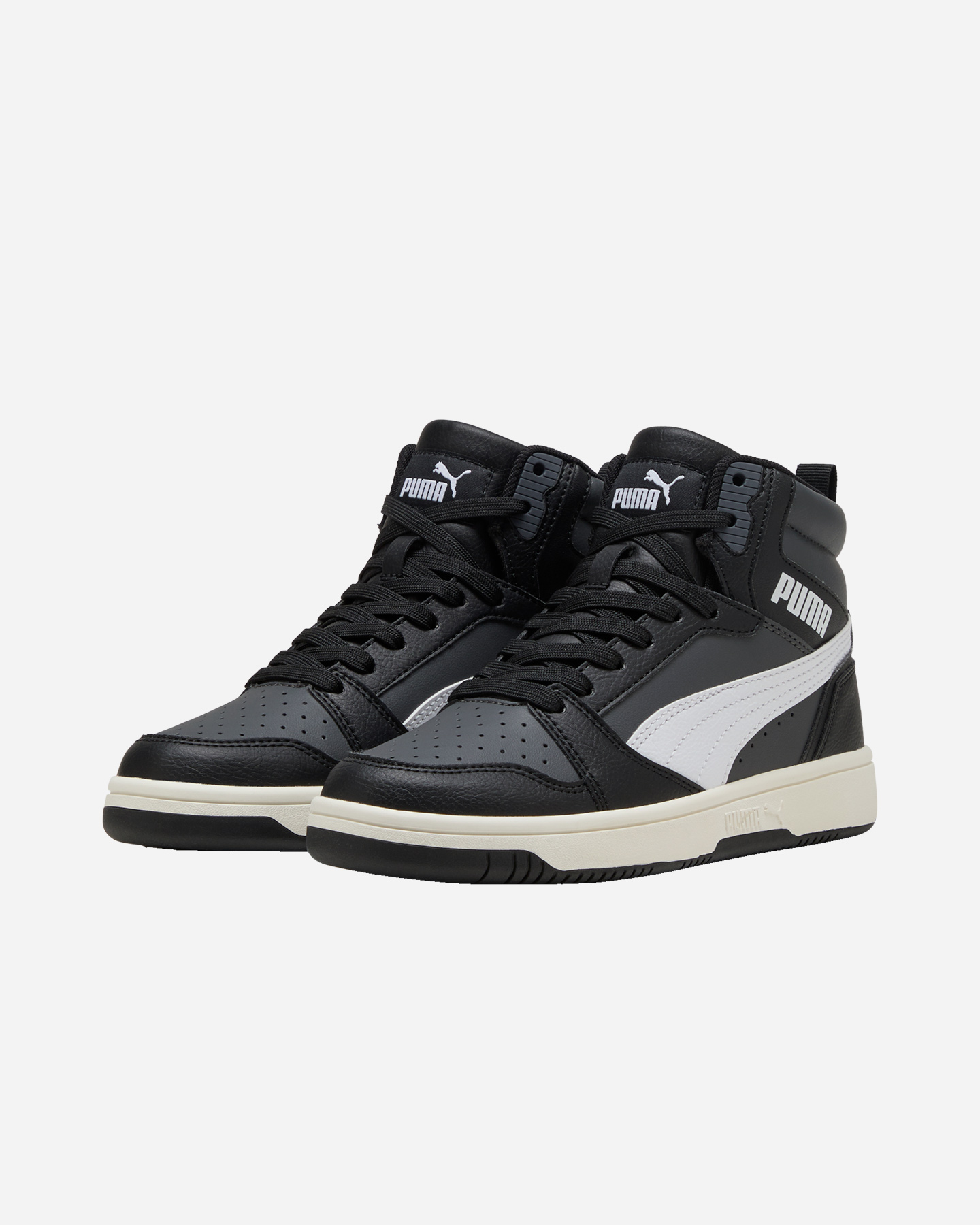 Scarpe sneakers PUMA REBOUND V6 MID GS JR - Grigio - 1 | Cisalfa Sport