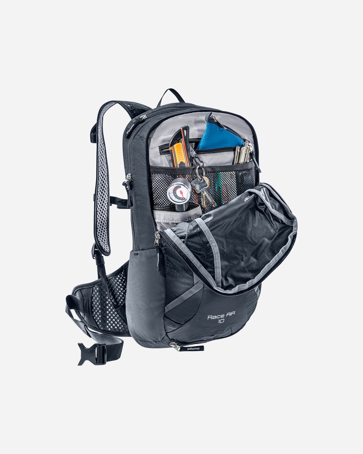 Zaino trail running DEUTER RACE AIR 10 RC - Nero - 3 | Cisalfa Sport