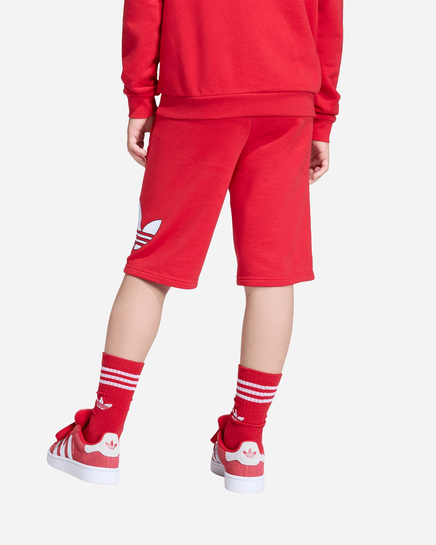 Pantaloncini ADIDAS TREFOIL JR - Rosso - 2 | Cisalfa Sport