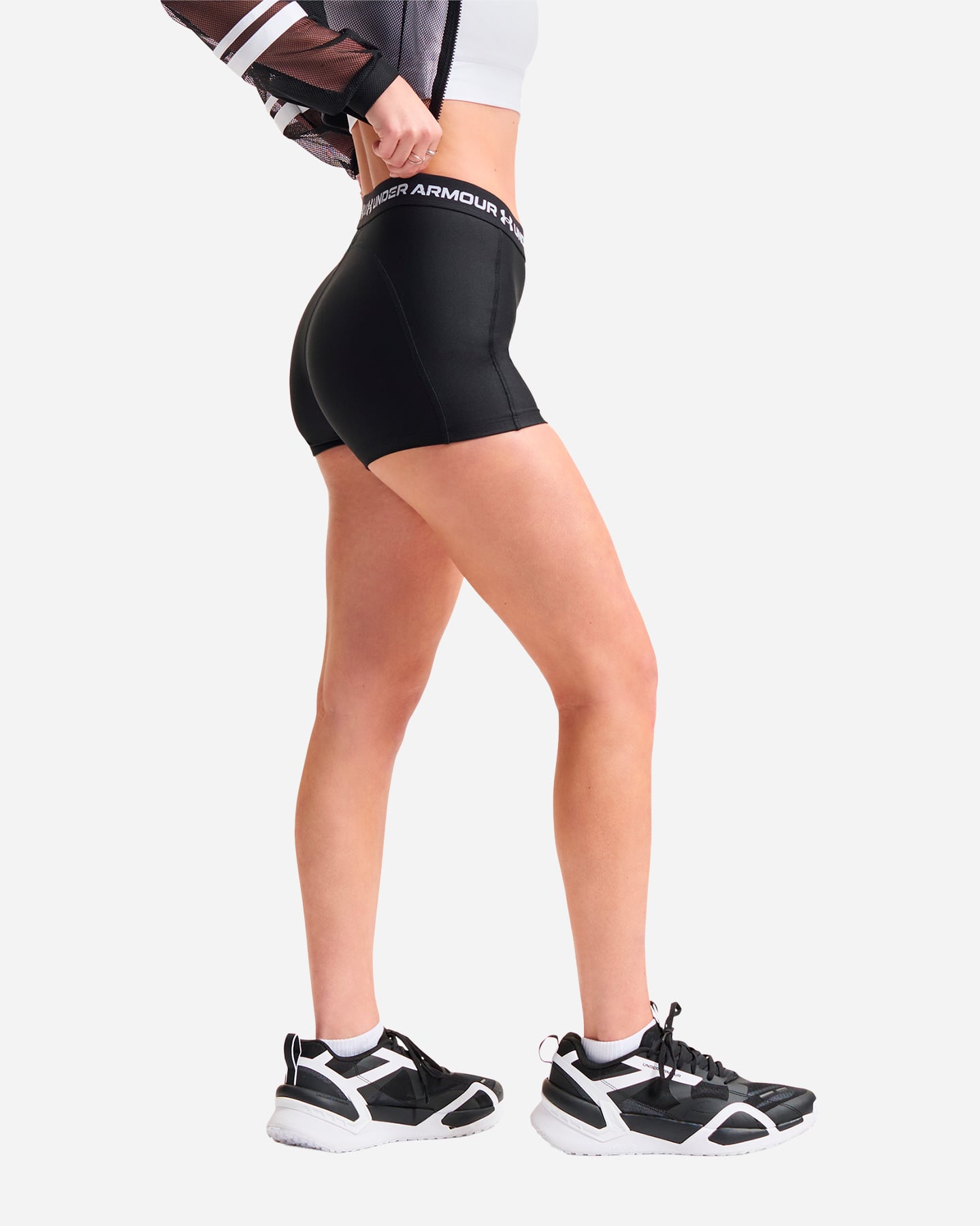 Short training UNDER ARMOUR HEATGEAR W - Nero - 1 | Cisalfa Sport