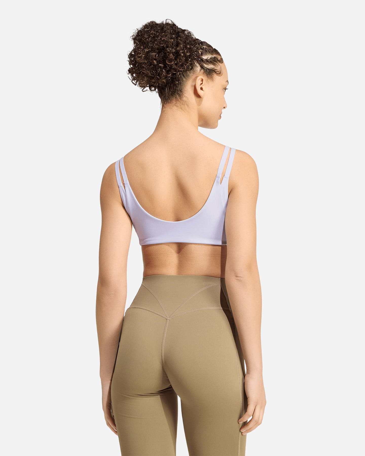 Bra training ADIDAS OPTIME TWIST W - Lilla - 3 | Cisalfa Sport