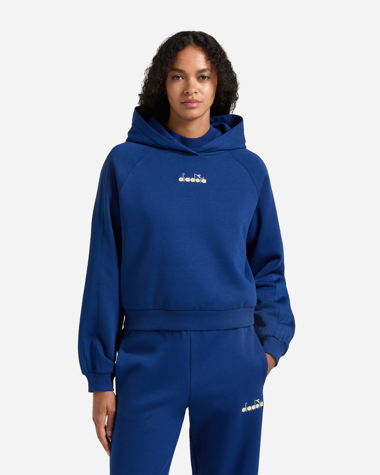 Felpa DIADORA CLASSIC W - Blu - 1 | Cisalfa Sport