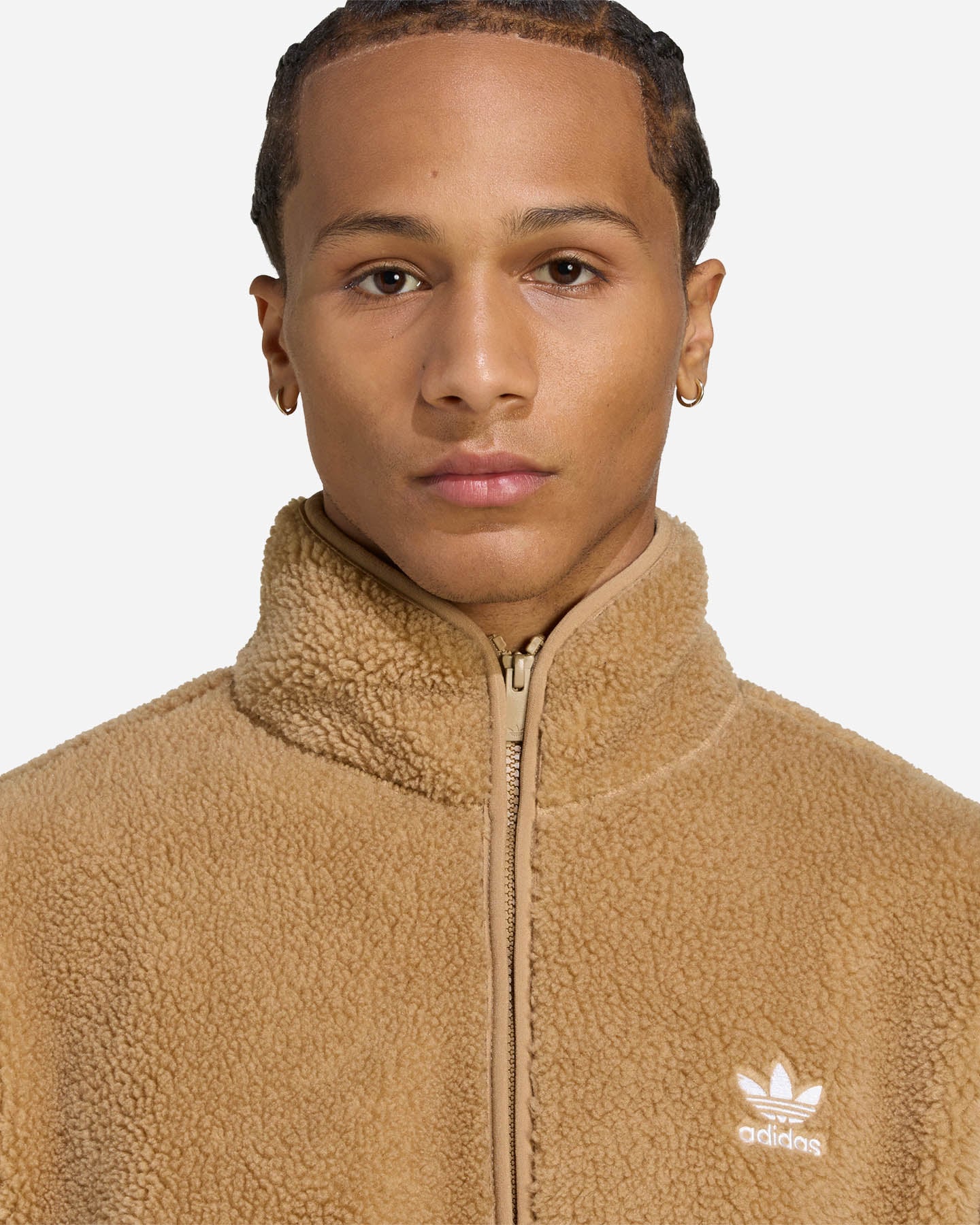 Felpa ADIDAS SMALL LOGO TREFOIL M - Marrone - 4 | Cisalfa Sport