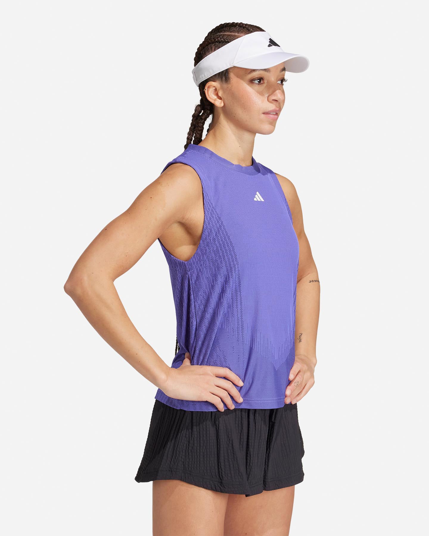 T-shirt tennis ADIDAS US OPEN W - Blu - 3 | Cisalfa Sport