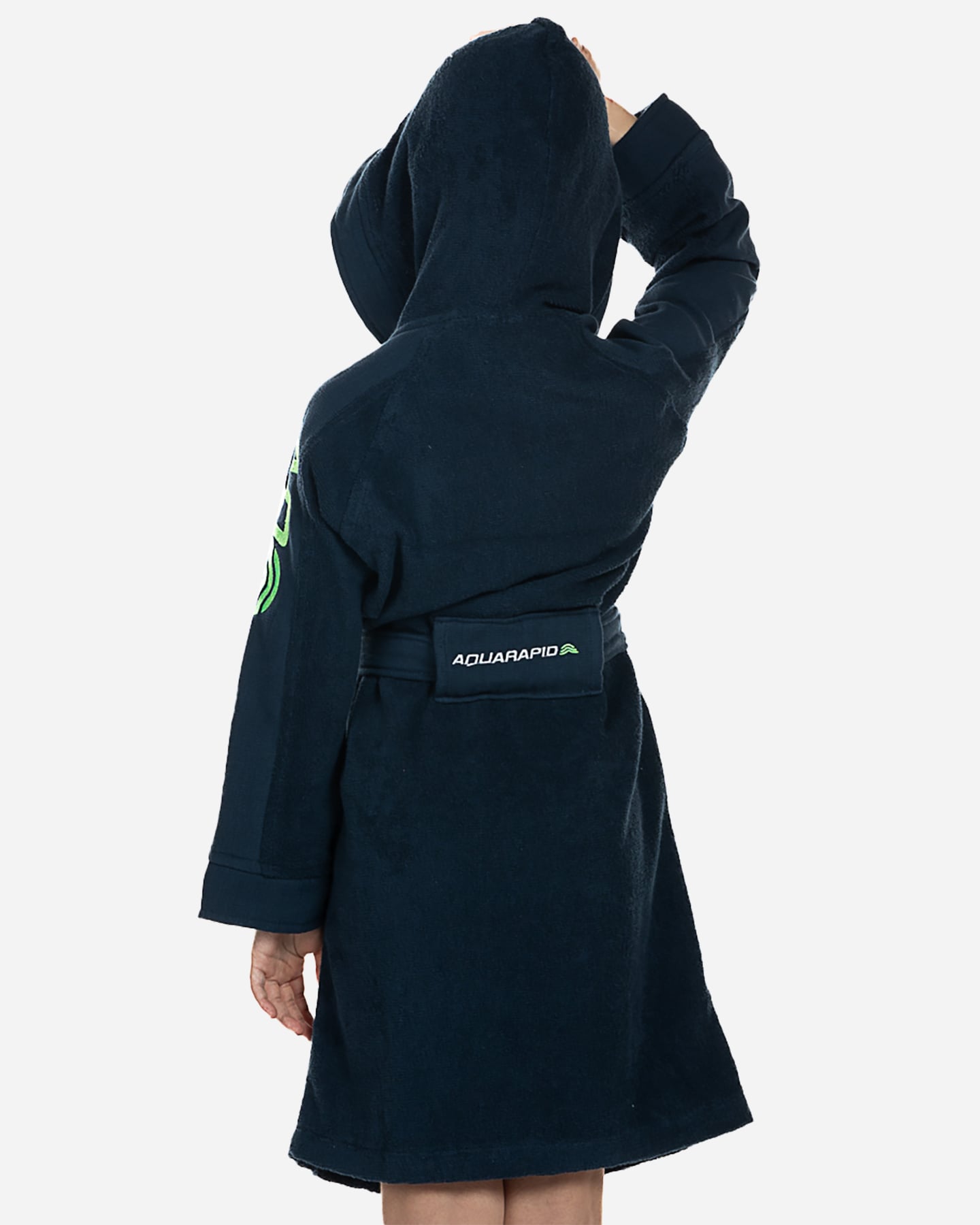 Accappatoio AQUARAPID FENGJ JR - Blu Navy - 3 | Cisalfa Sport