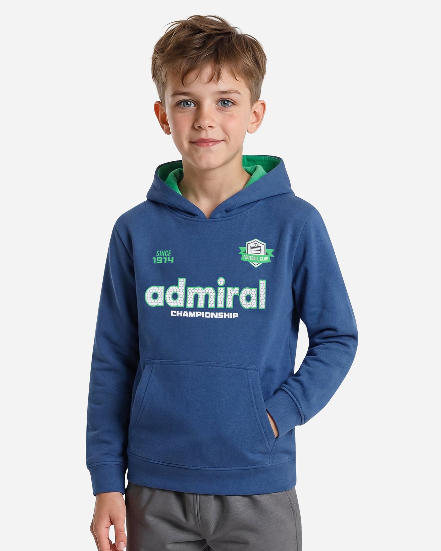 Felpa ADMIRAL SOCCER CLUB JR - Blu royal - 2 | Cisalfa Sport