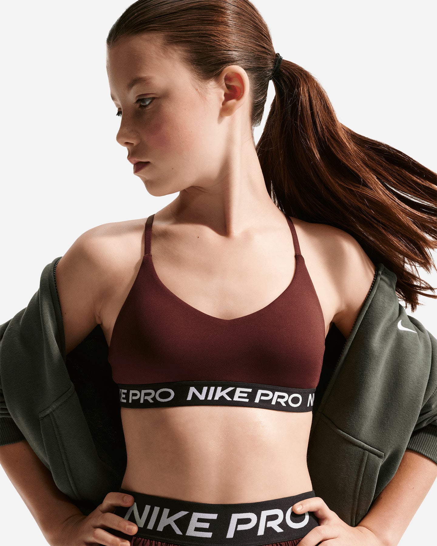 Canotta NIKE PRO JR - Rosso - 3 | Cisalfa Sport
