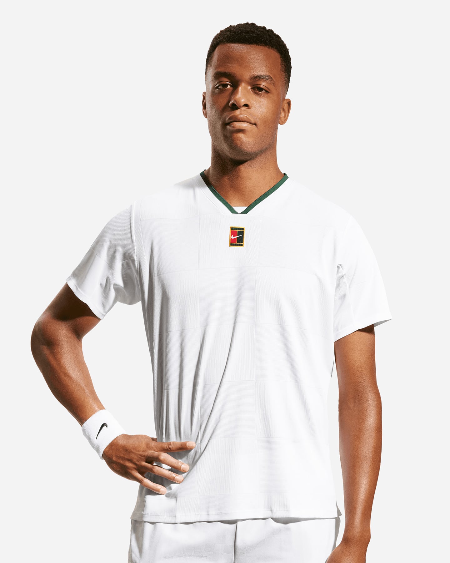 Pantaloncini tennis NIKE YANNIK M - Bianco - 5 | Cisalfa Sport